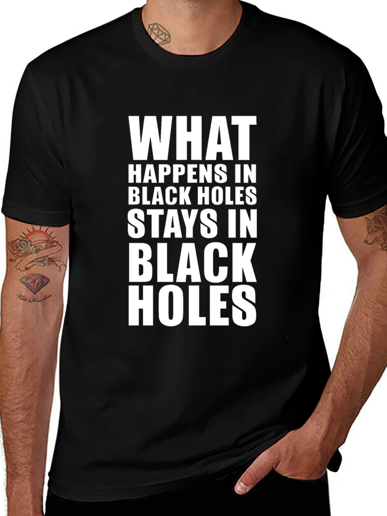 Black Hole Graphic T-Shirt