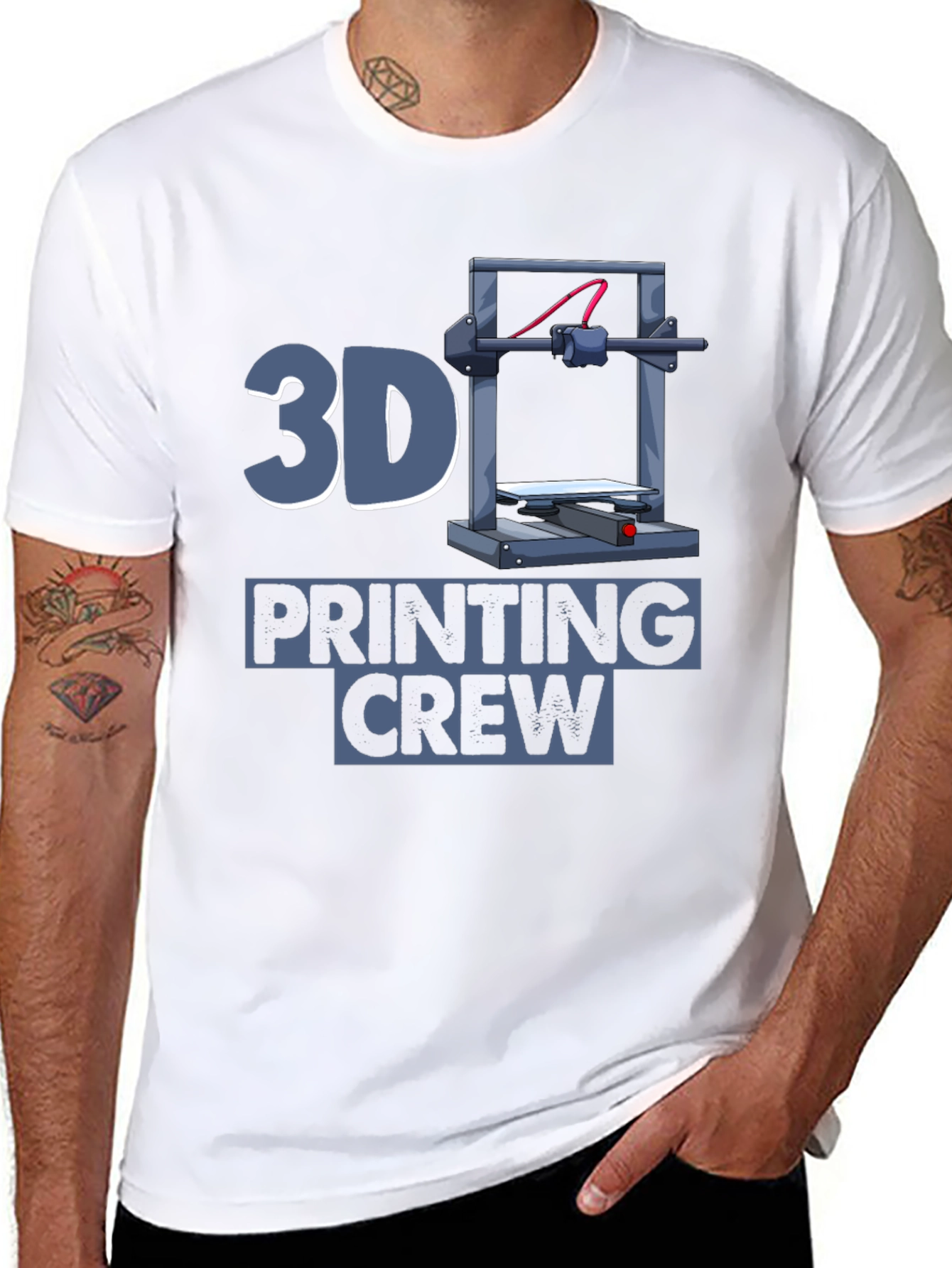 3D Printing Crew T-Shirt