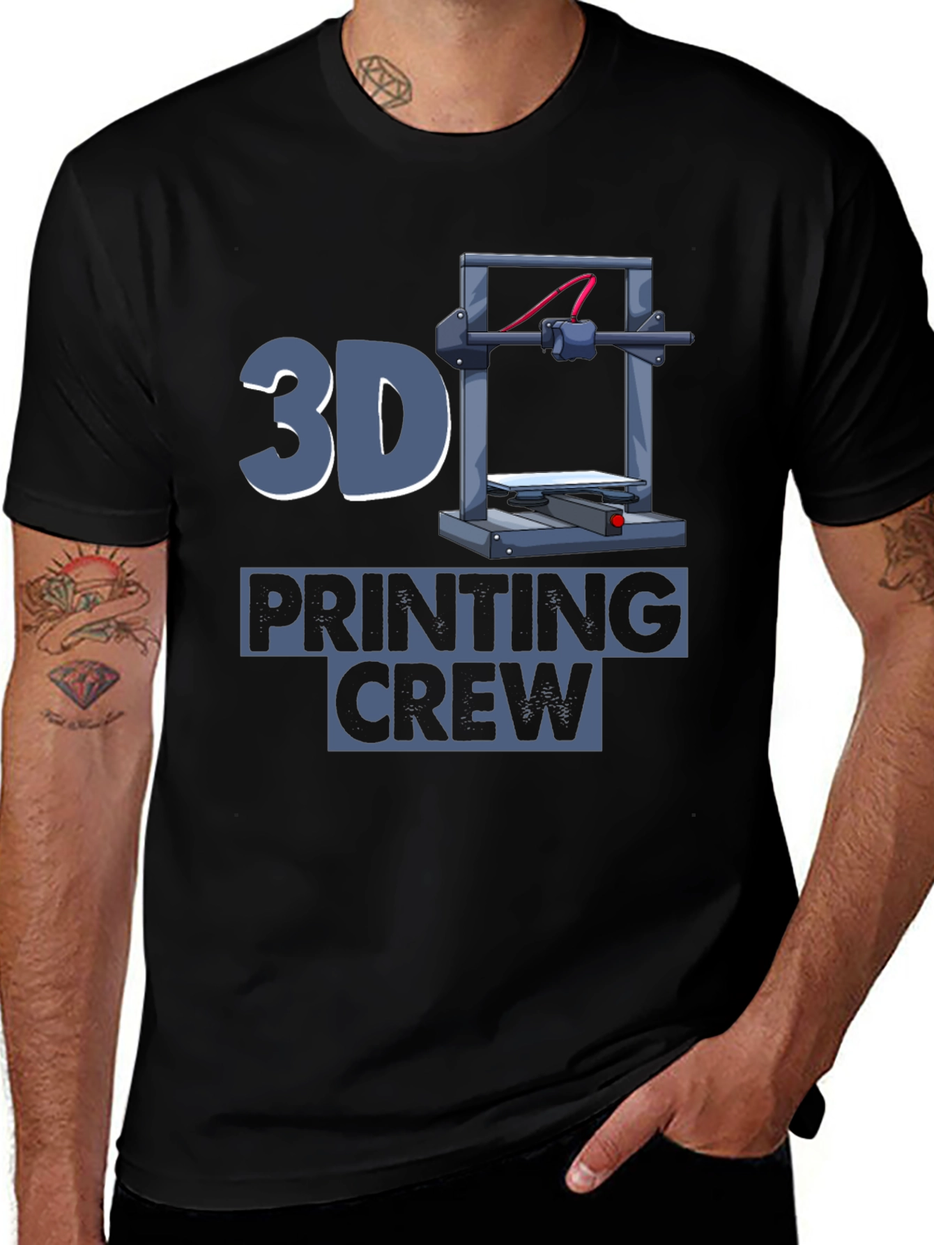 3D Printing Crew T-Shirt
