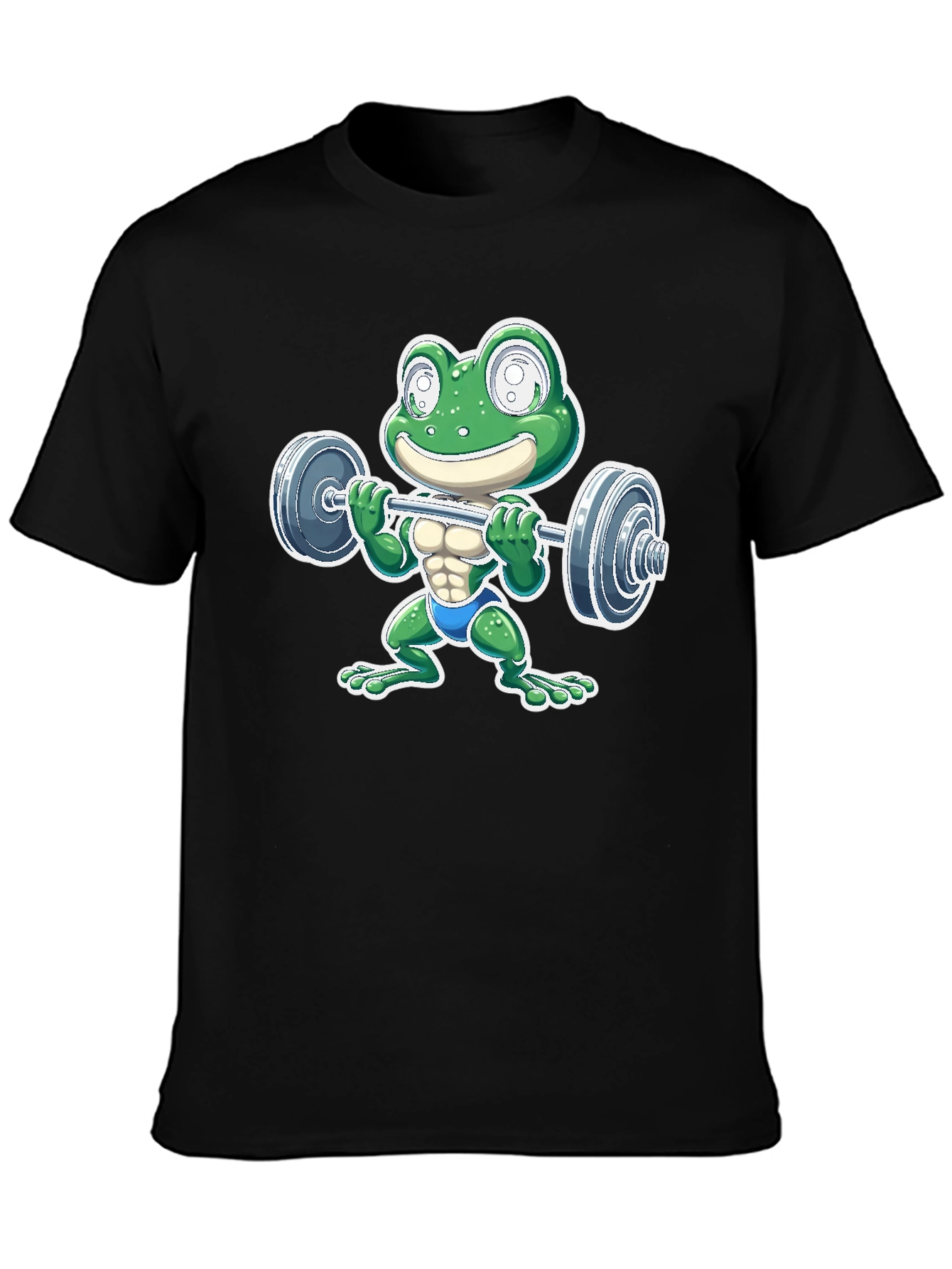 Frog Lifting Barbell T-Shirt