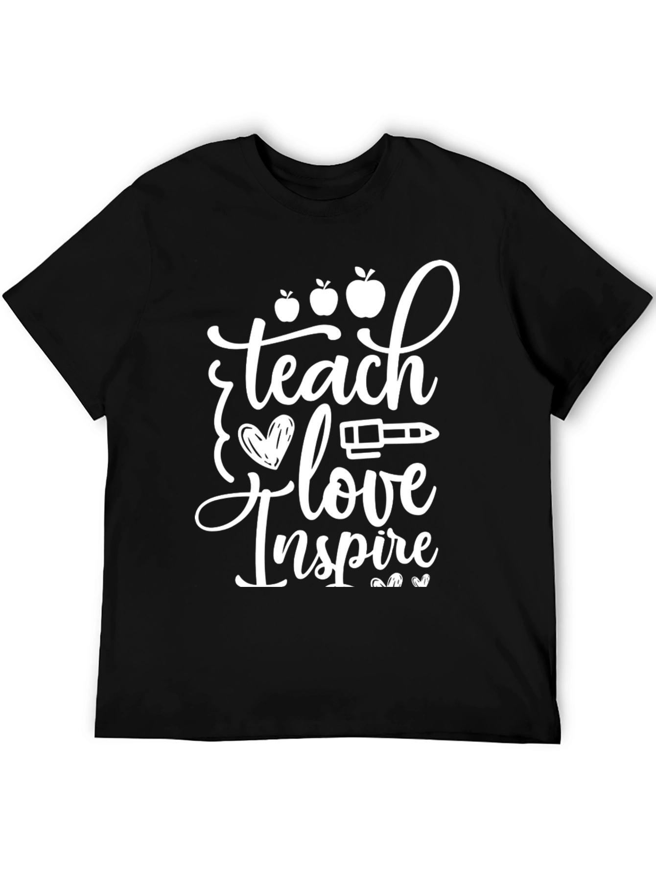 Teach Love Inspire Black T-Shirt
