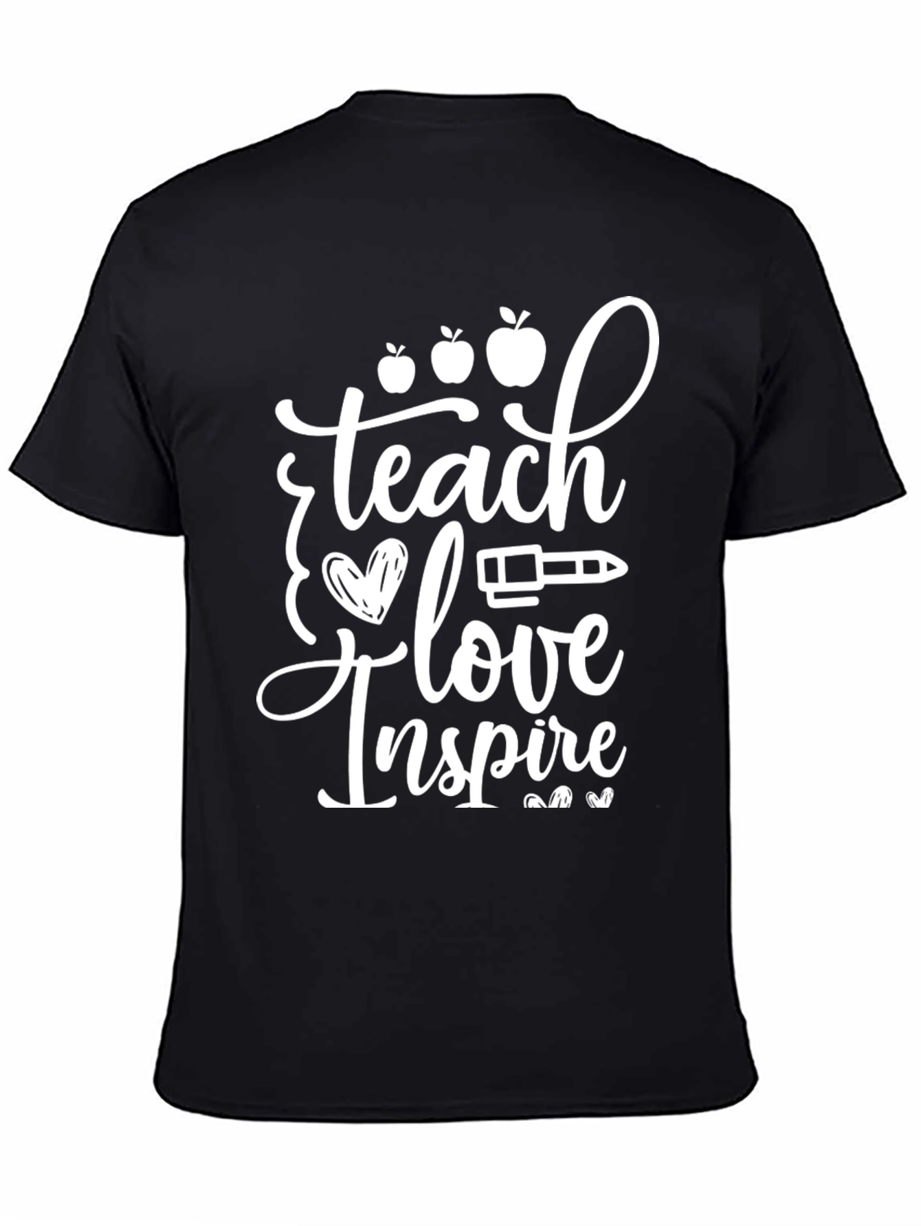 Teach Love Inspire Black T-Shirt