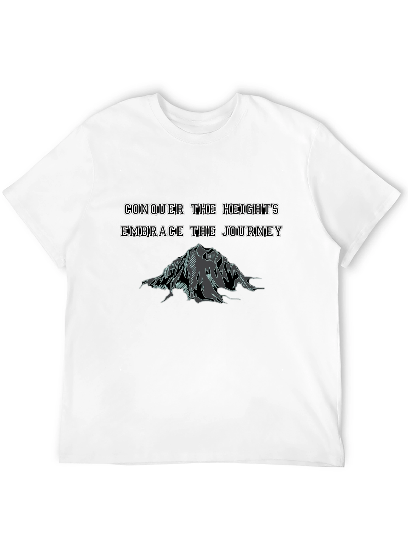 Conquer Heights Graphic Tee - Embrace the Journey
