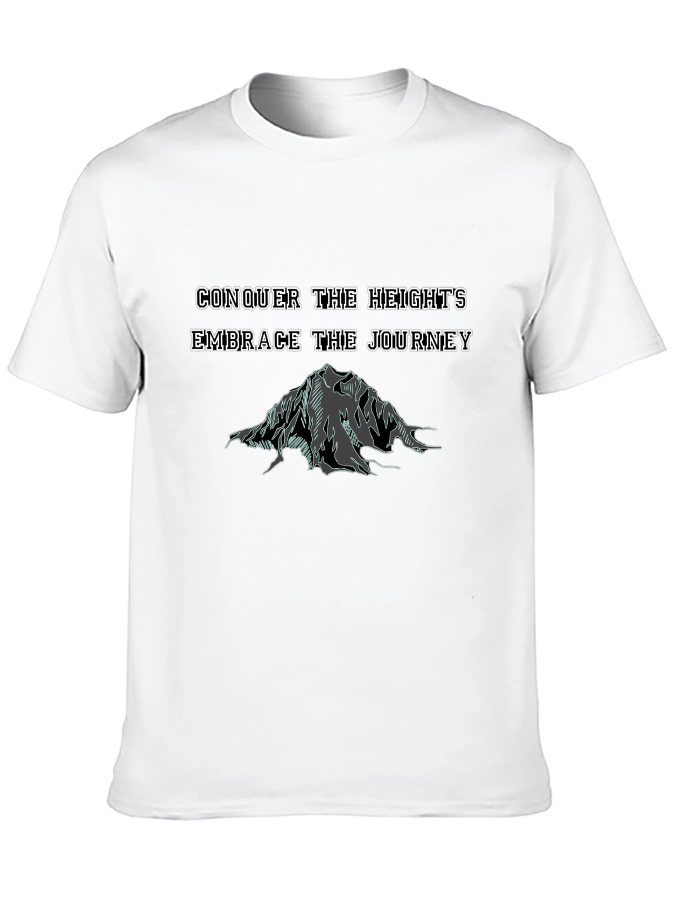 Conquer Heights Graphic Tee - Embrace the Journey