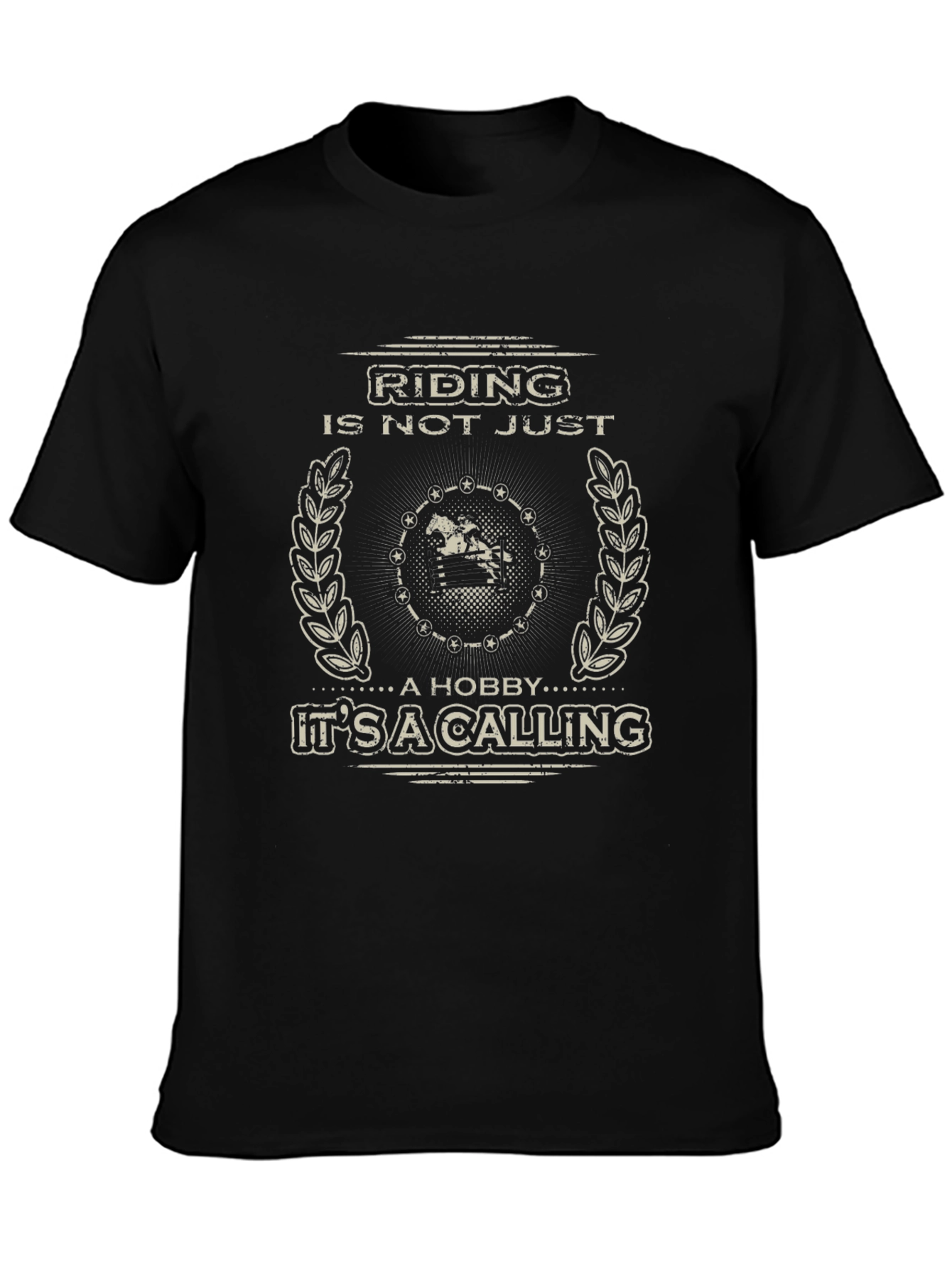Riding Is Not Just A Hobby Black T-Shirt