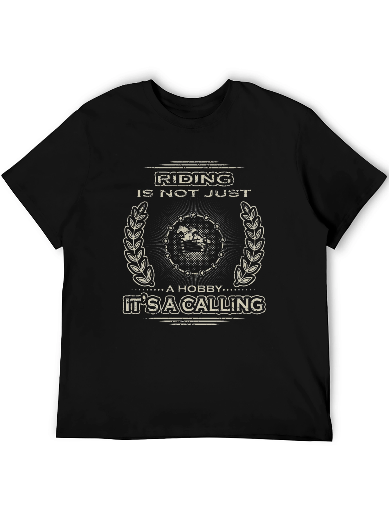 Riding Is Not Just A Hobby Black T-Shirt
