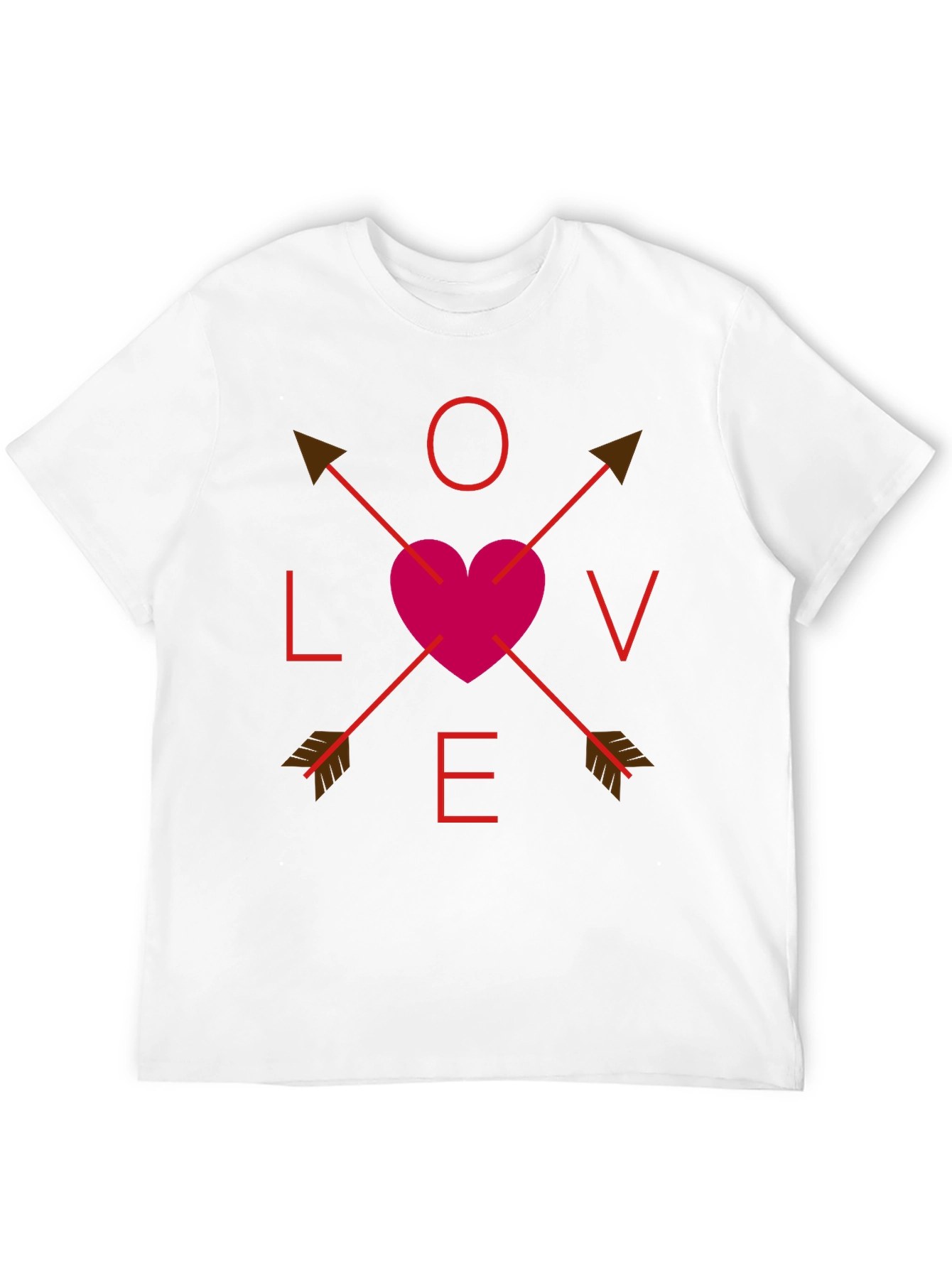 Love Arrows Heart Graphic Tee
