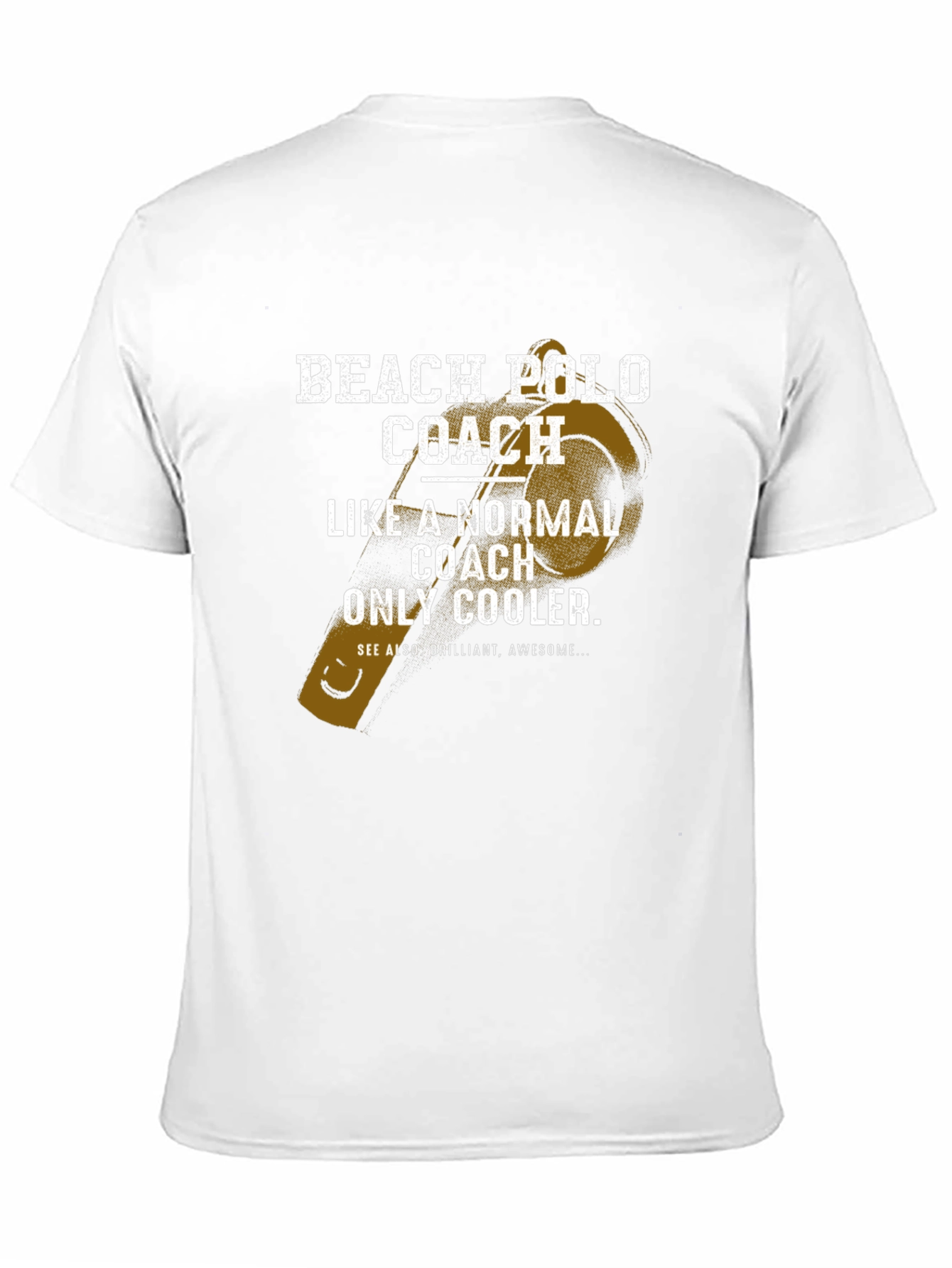 Beach Polo Coach T-Shirt - Funny Cool Coach Tee