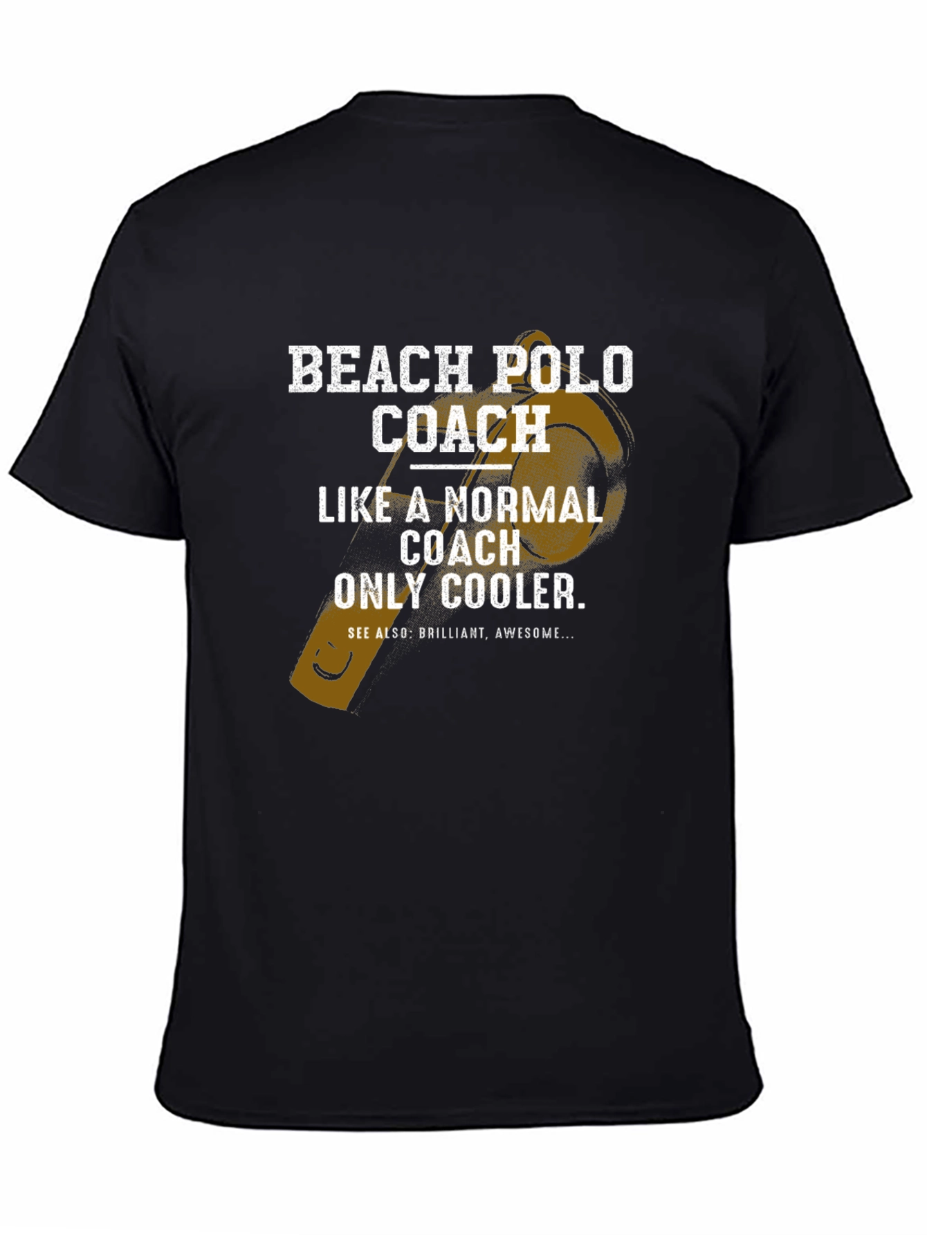 Beach Polo Coach T-Shirt - Funny Cool Coach Tee