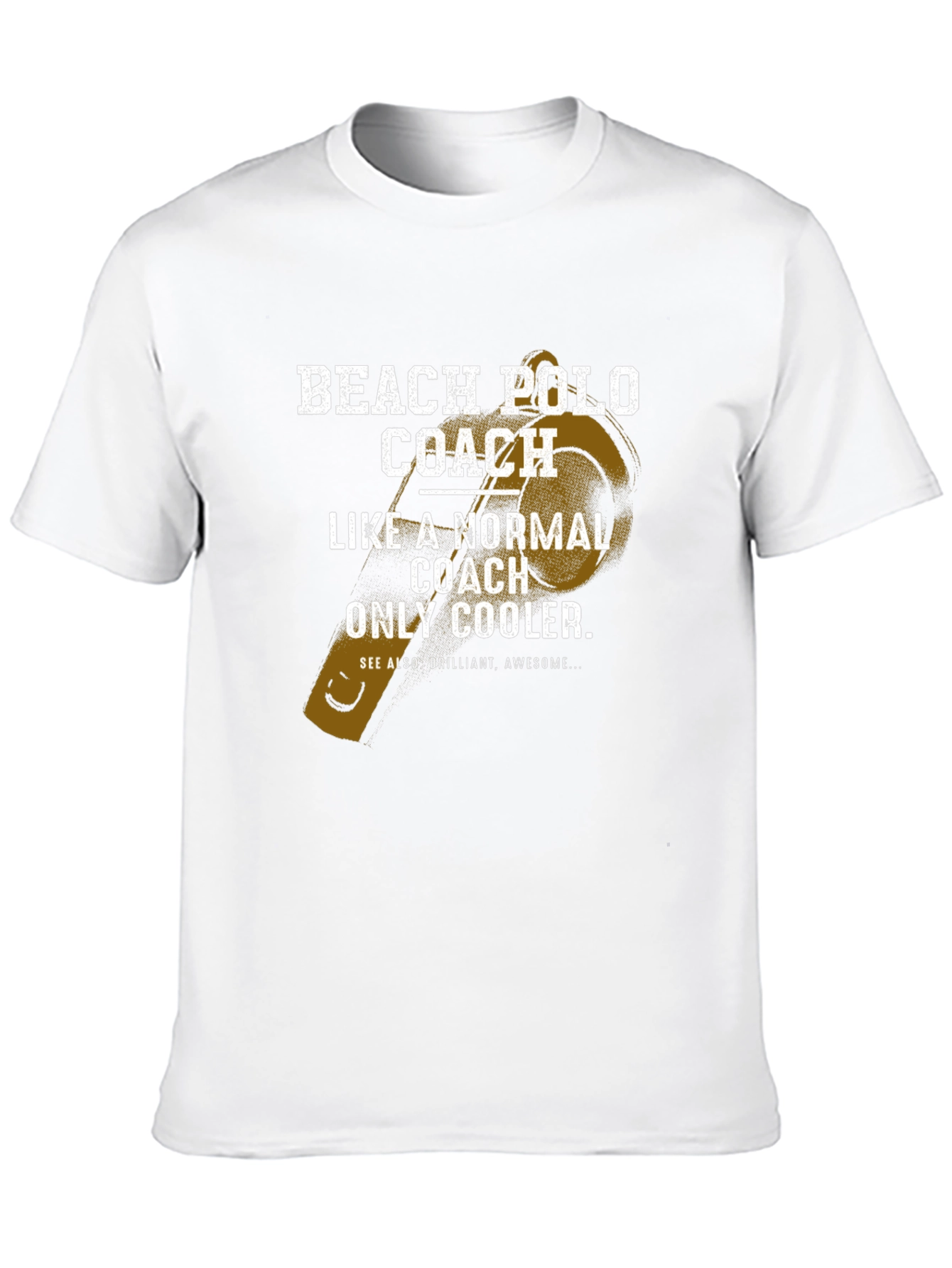 Beach Polo Coach T-Shirt - Funny Cool Coach Tee