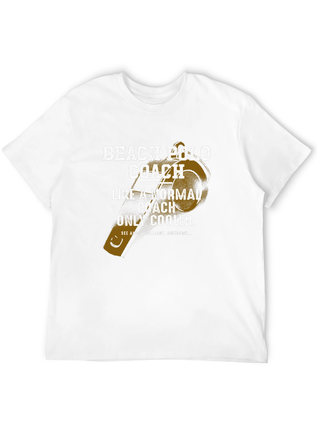 Beach Polo Coach T-Shirt - Funny Cool Coach Tee