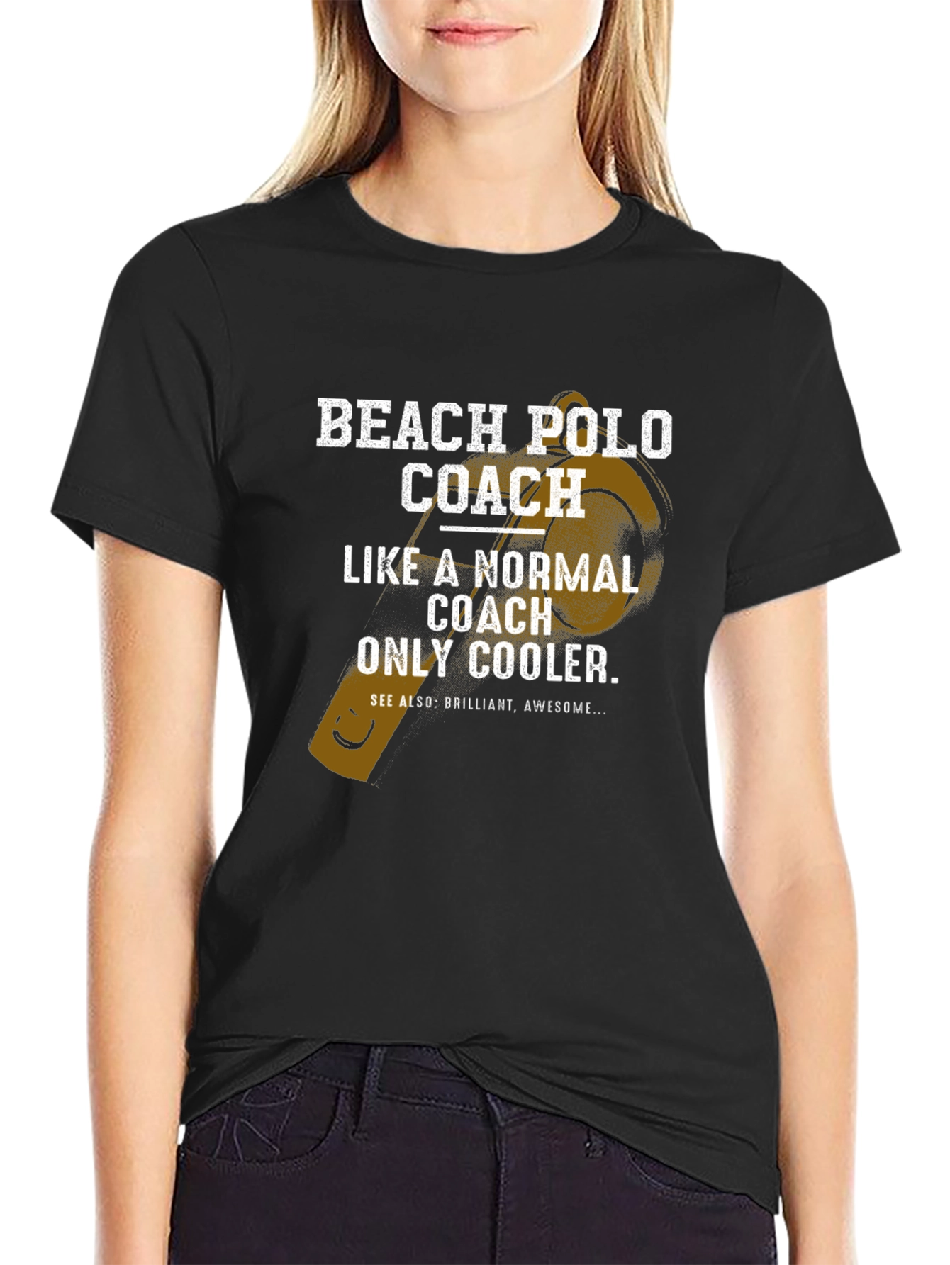 Beach Polo Coach T-Shirt - Funny Cool Coach Tee