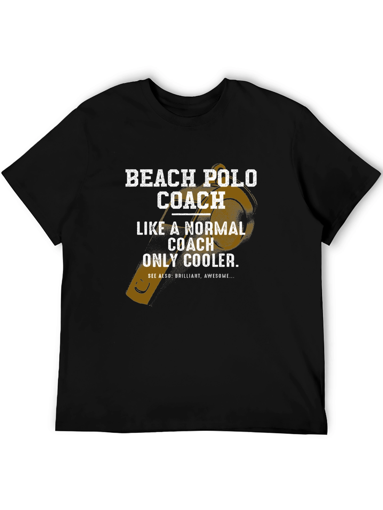 Beach Polo Coach T-Shirt - Funny Cool Coach Tee