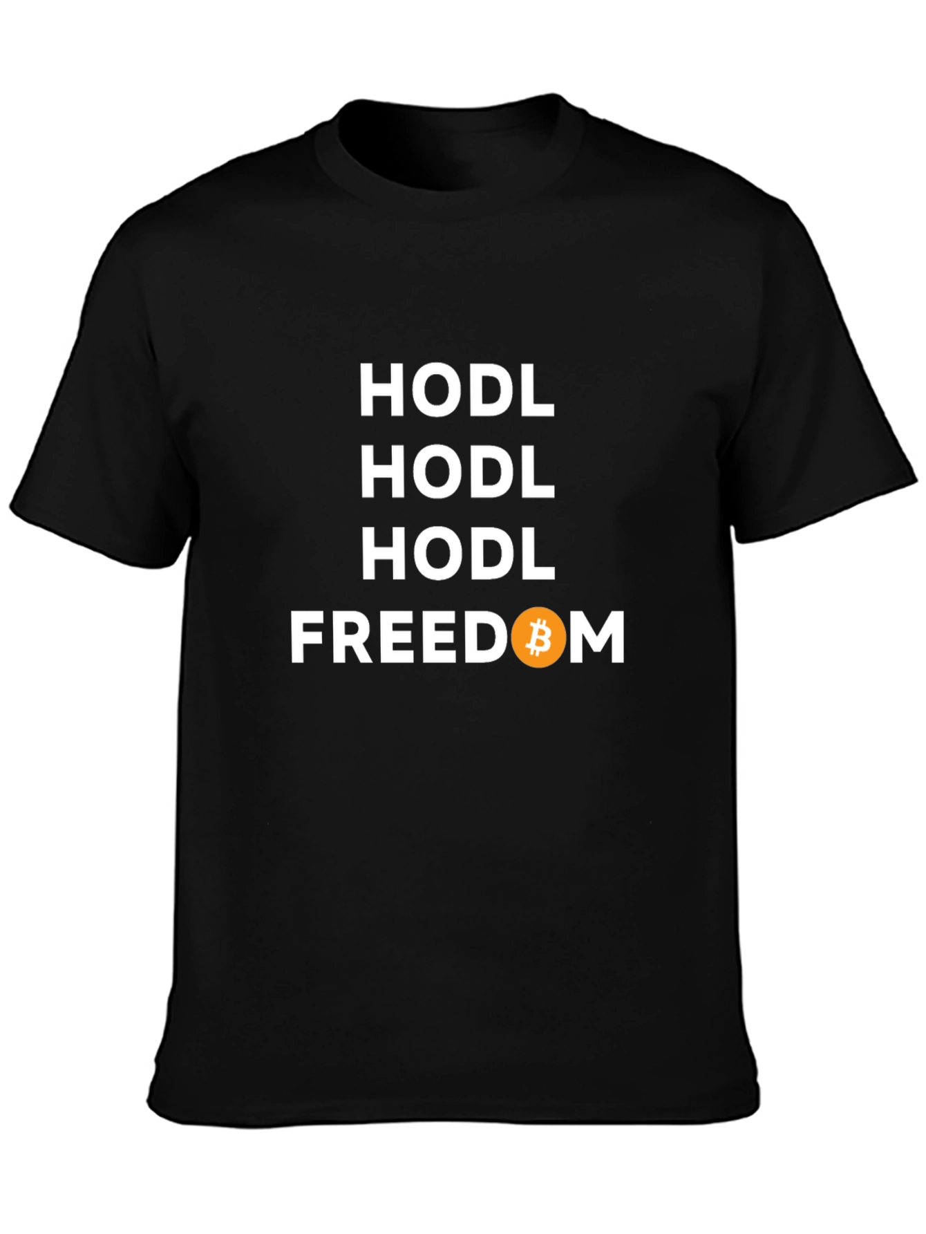 HODL Bitcoin Crypto Freedom Graphic Tee