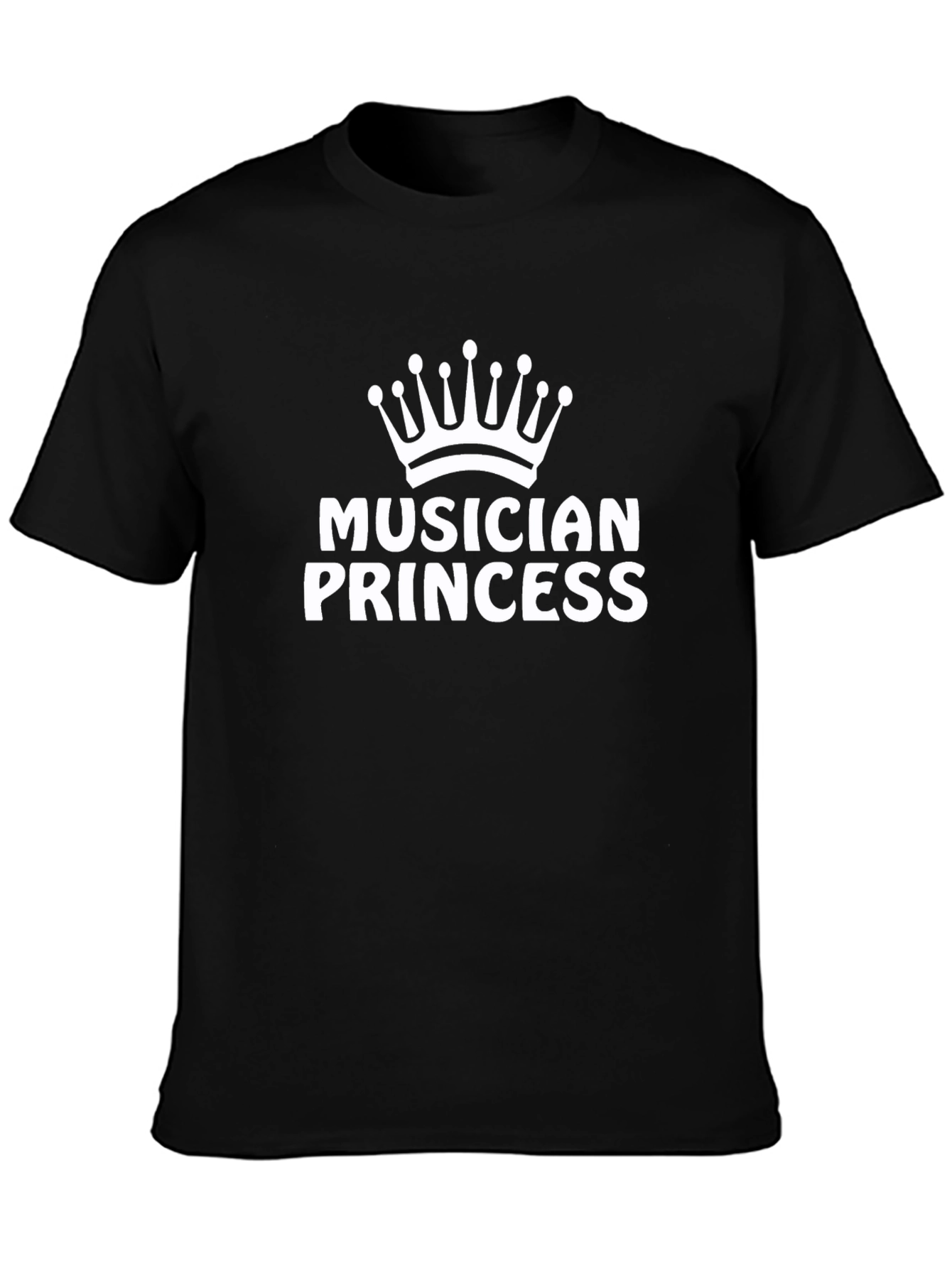 Musician Princess T-Shirt - Crown Graphic Tee