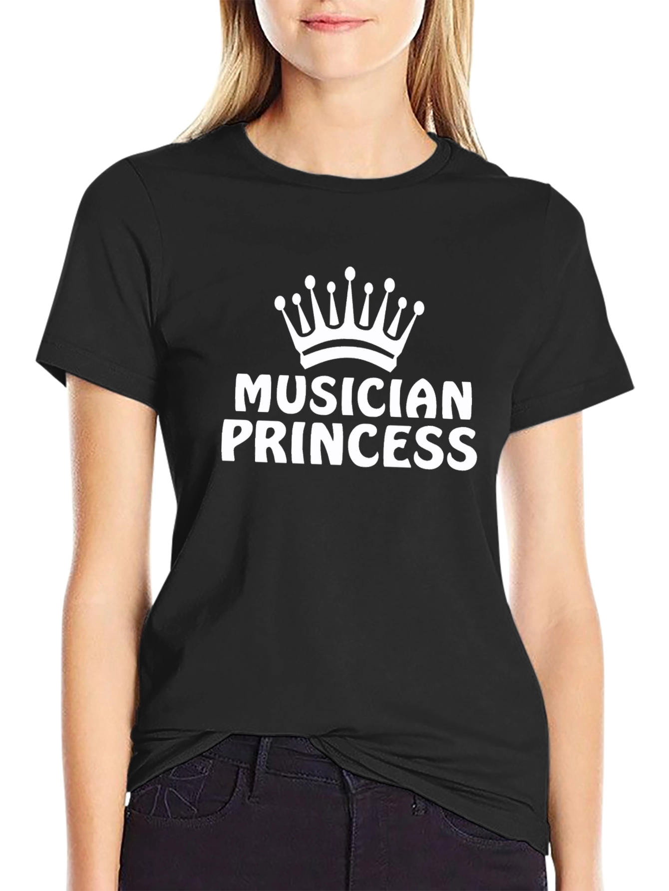 Musician Princess T-Shirt - Crown Graphic Tee