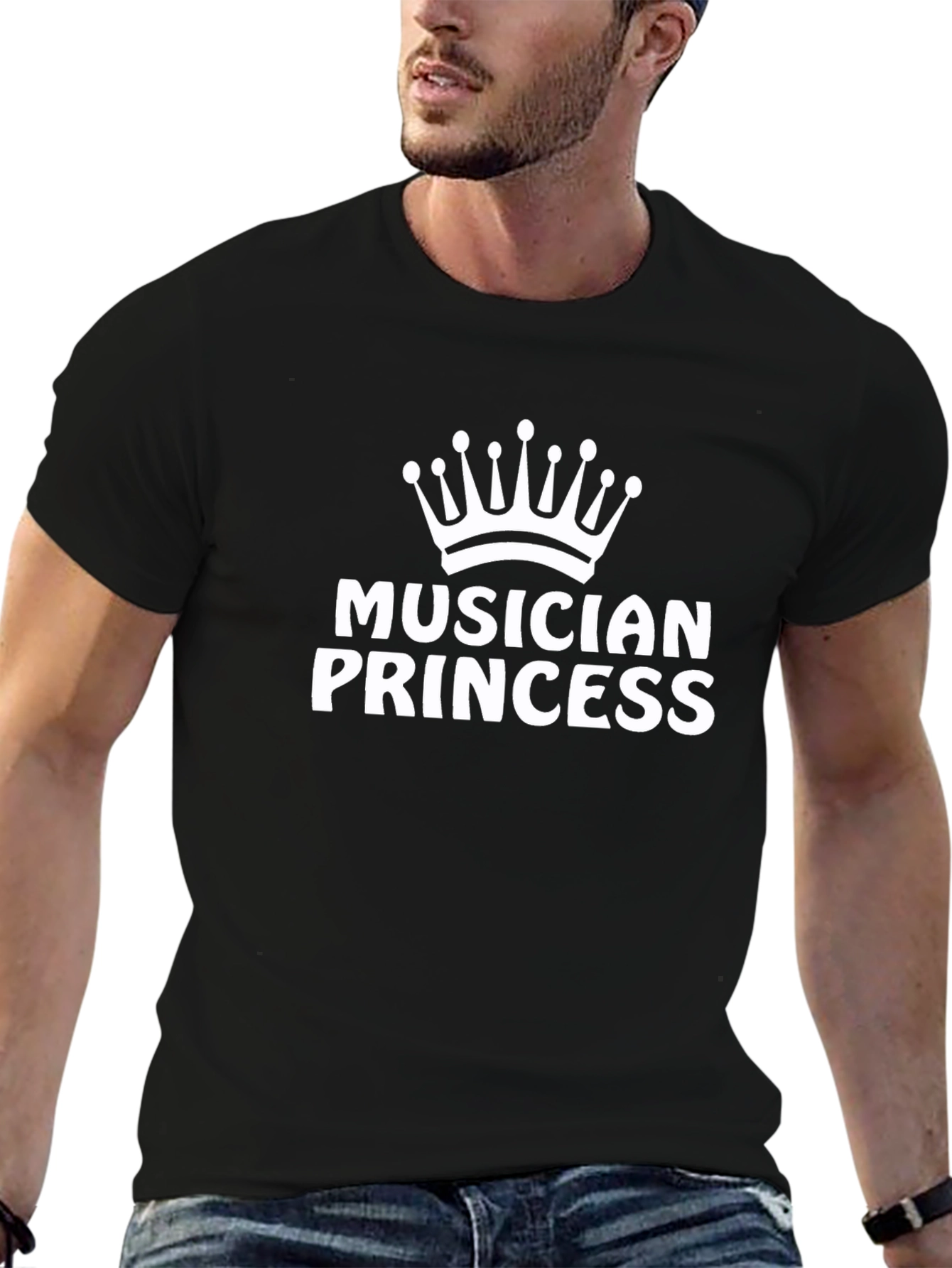 Musician Princess T-Shirt - Crown Graphic Tee