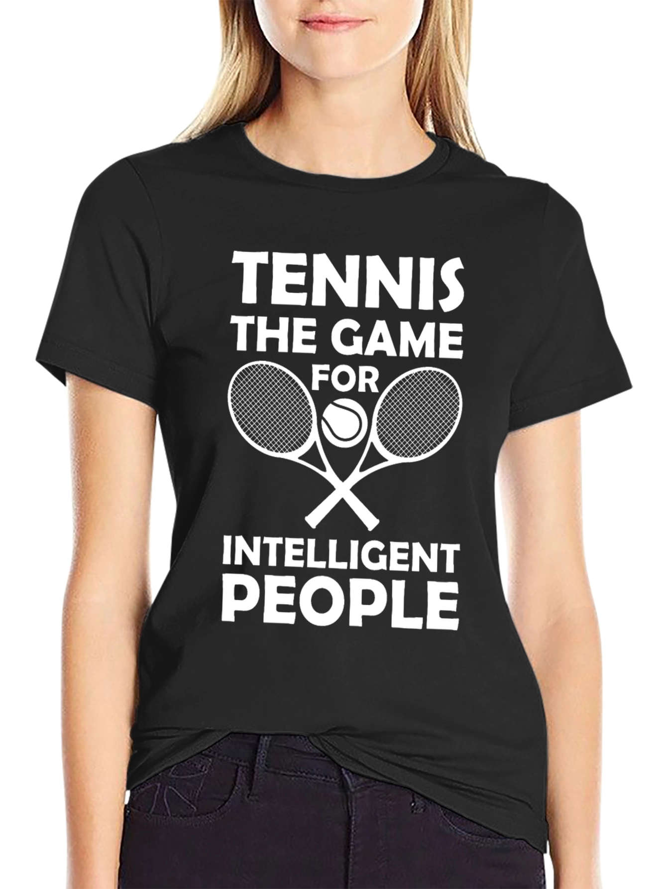 Tennis The Game For Intelligent People Graphic T-Shirt