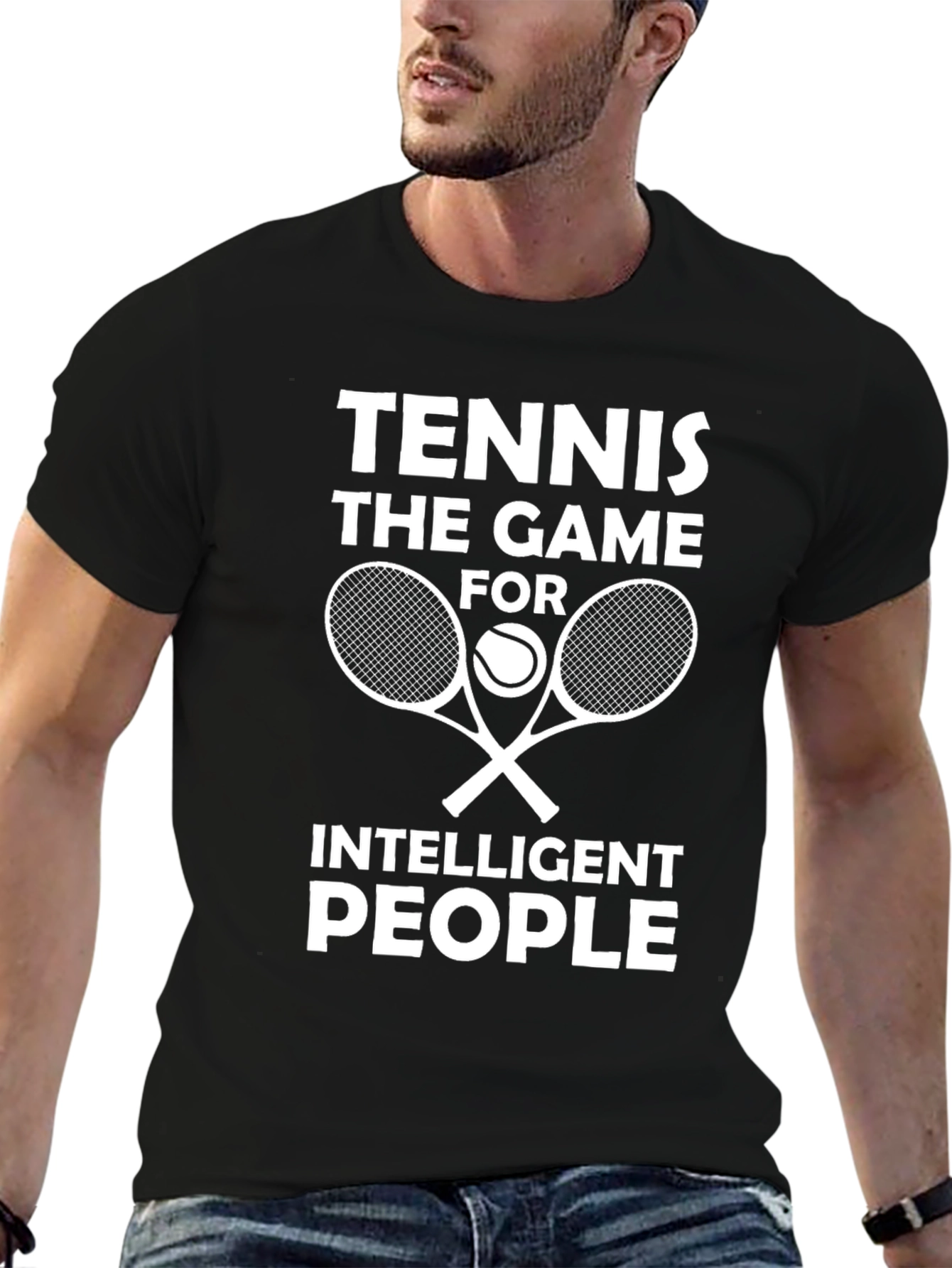 Tennis The Game For Intelligent People Graphic T-Shirt