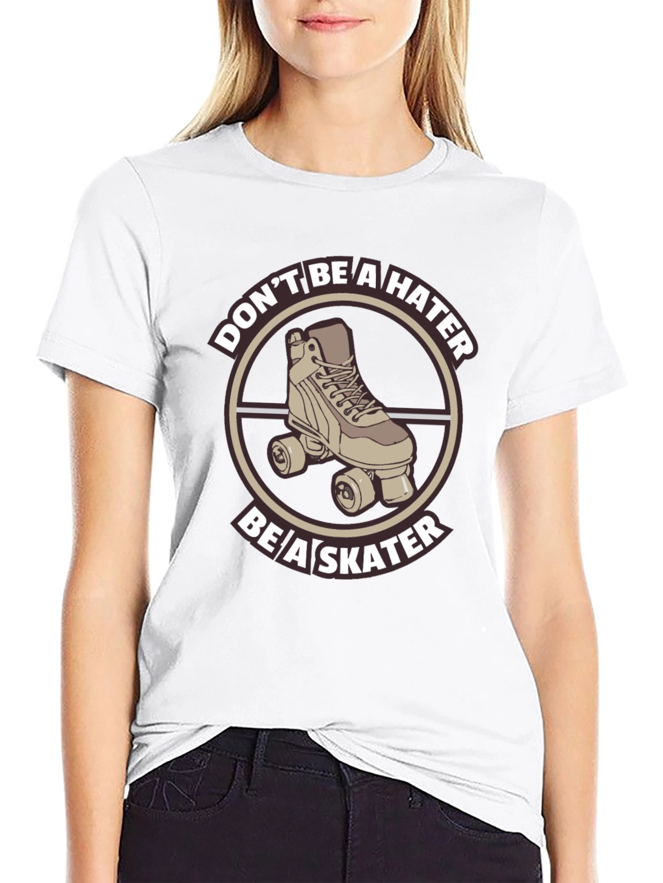 Skater T-Shirt - Dont Be A Hater