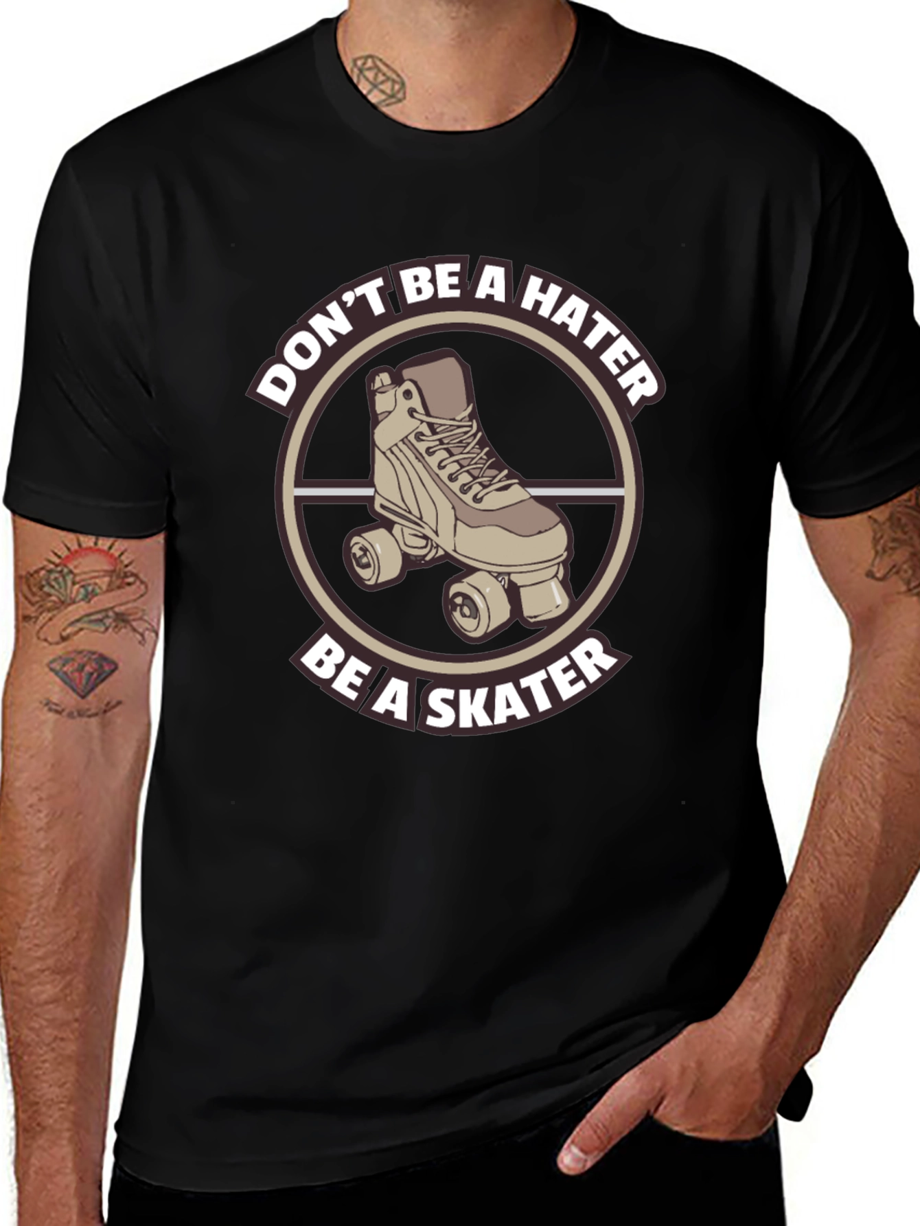 Skater T-Shirt - Dont Be A Hater
