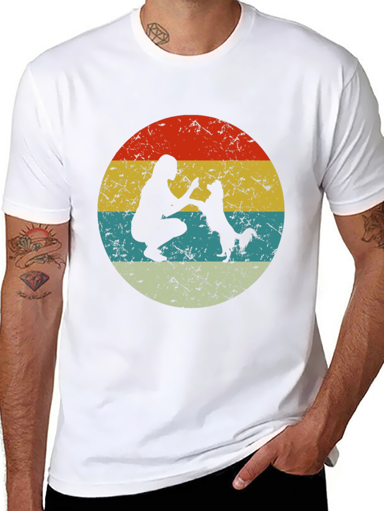 Retro Dog Lover T-Shirt