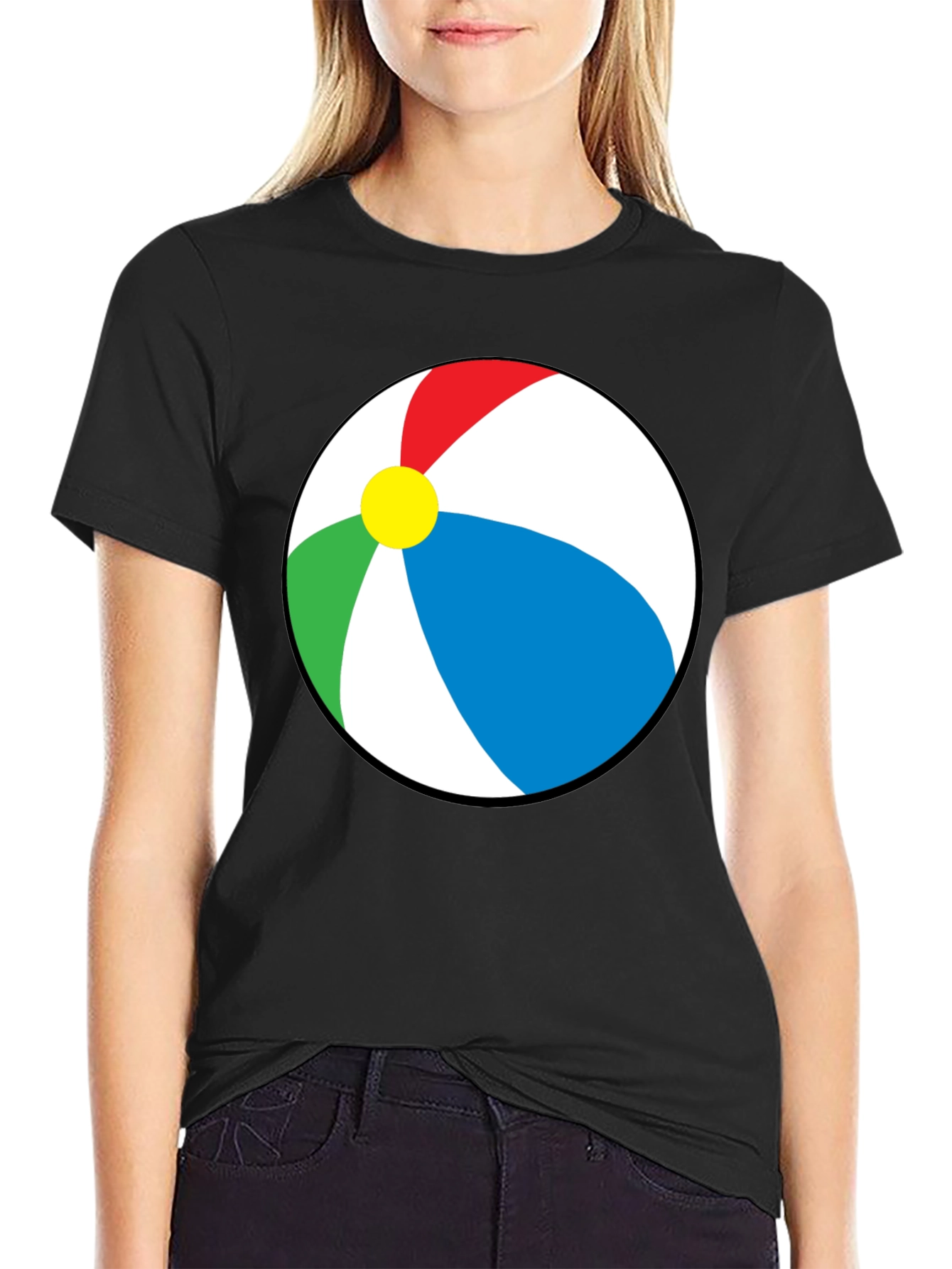 Beach Ball Graphic Tee - Fun Summer T-Shirt