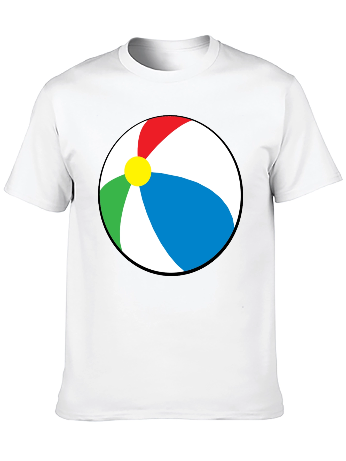 Beach Ball Graphic Tee - Fun Summer T-Shirt