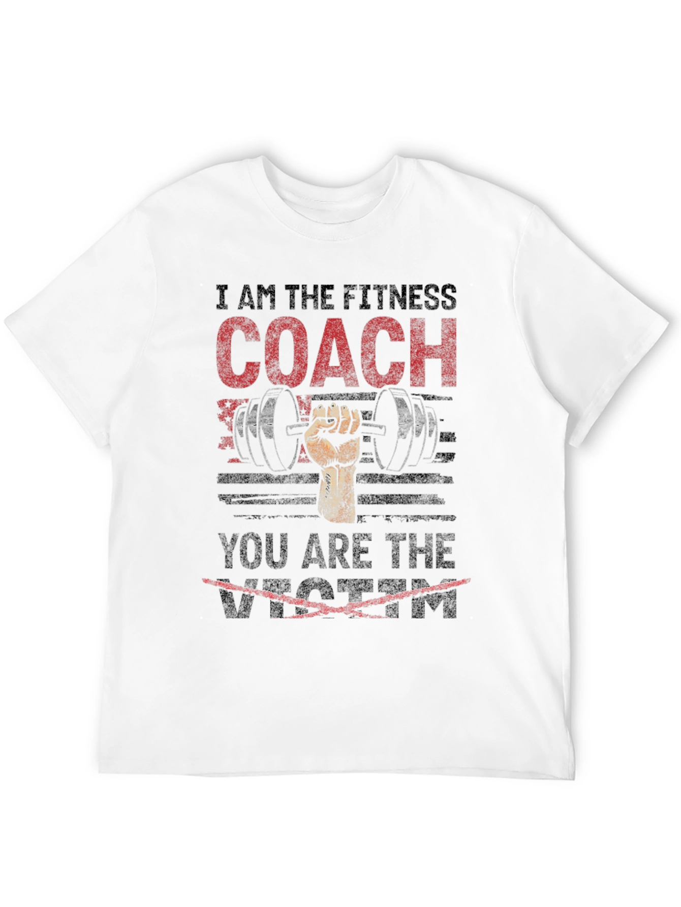 Fitness Coach Graphic Tee - Workout Motivation T-Shirt