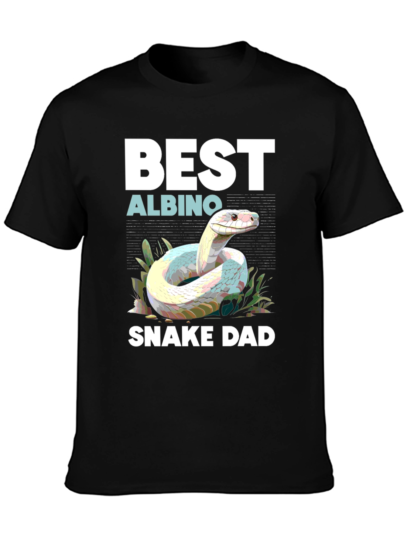Best Albino Snake Dad T-Shirt