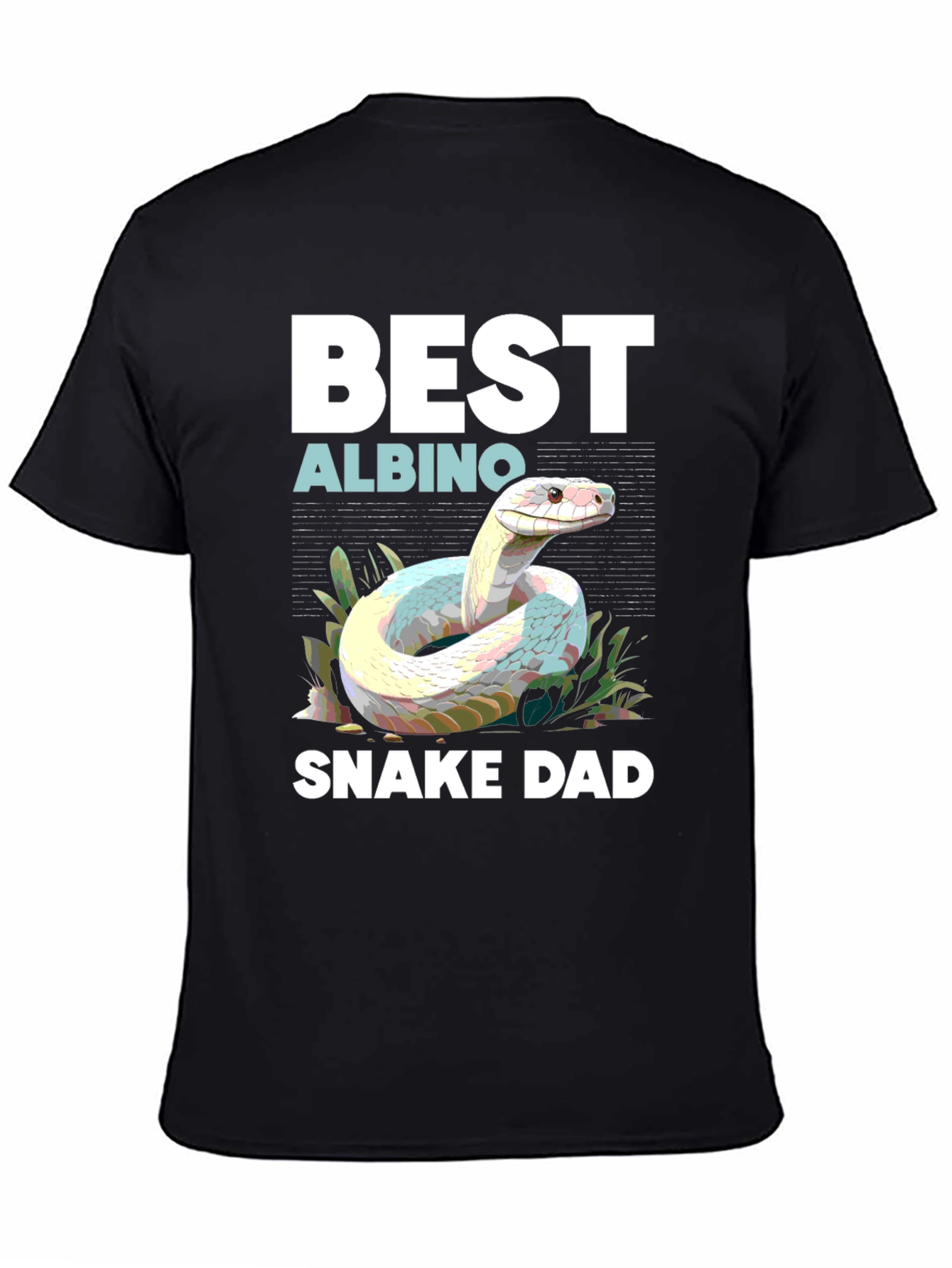 Best Albino Snake Dad T-Shirt