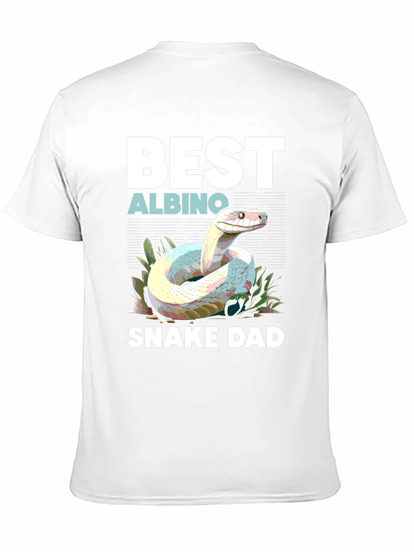 Best Albino Snake Dad T-Shirt
