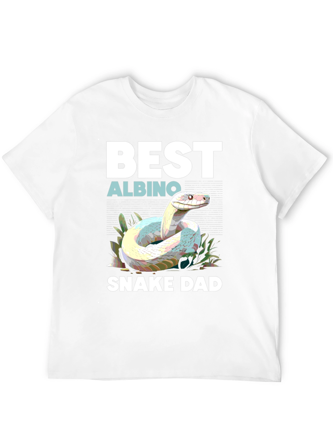 Best Albino Snake Dad T-Shirt