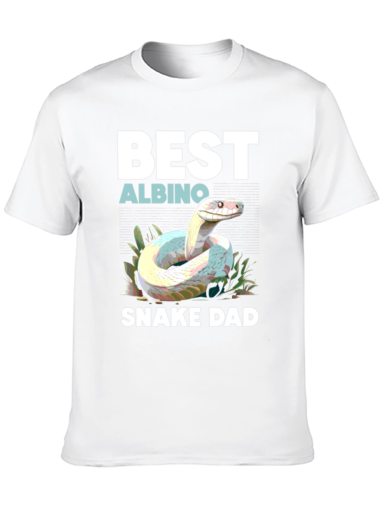 Best Albino Snake Dad T-Shirt