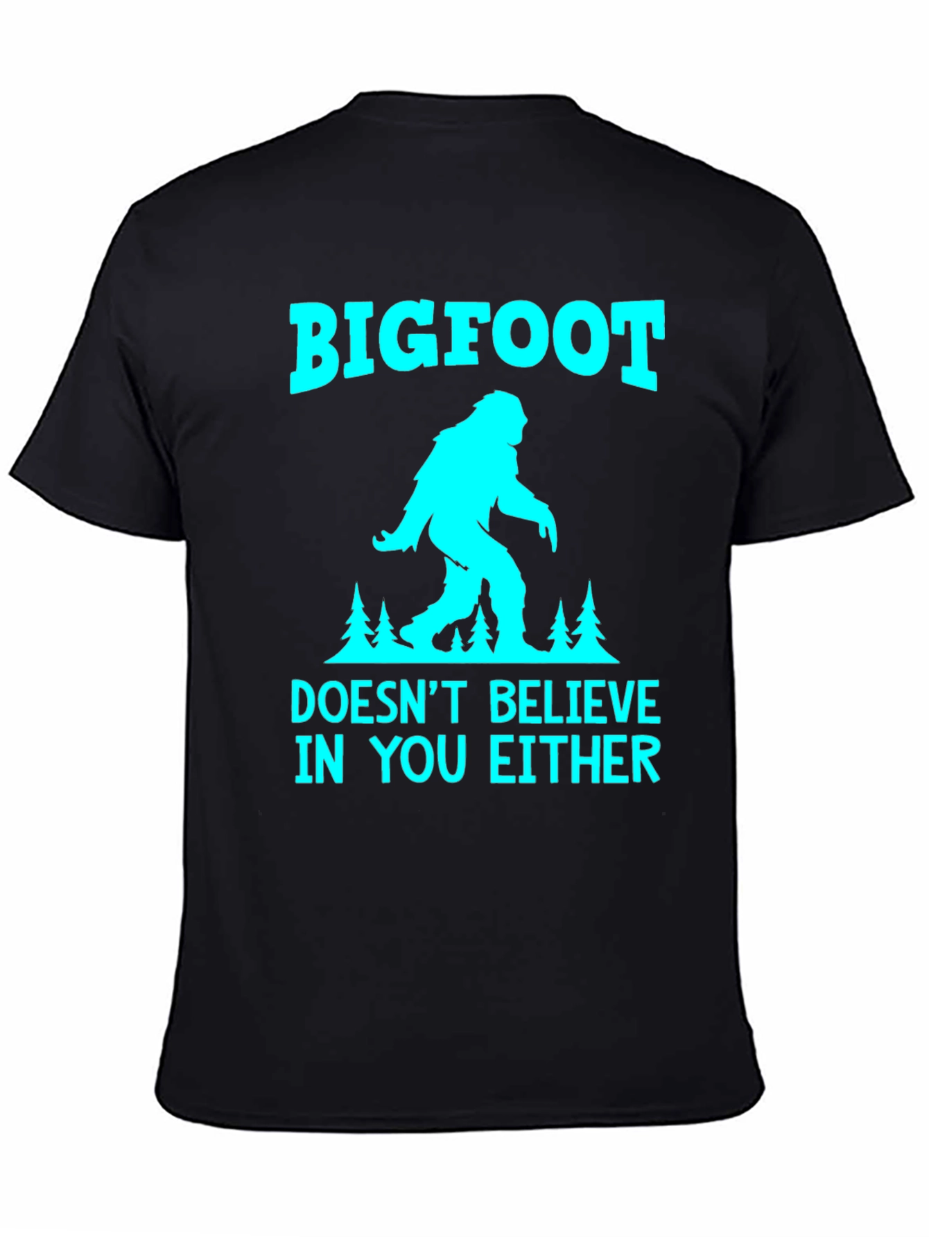 Bigfoot Believer Tee - Novelty Graphic T-Shirt