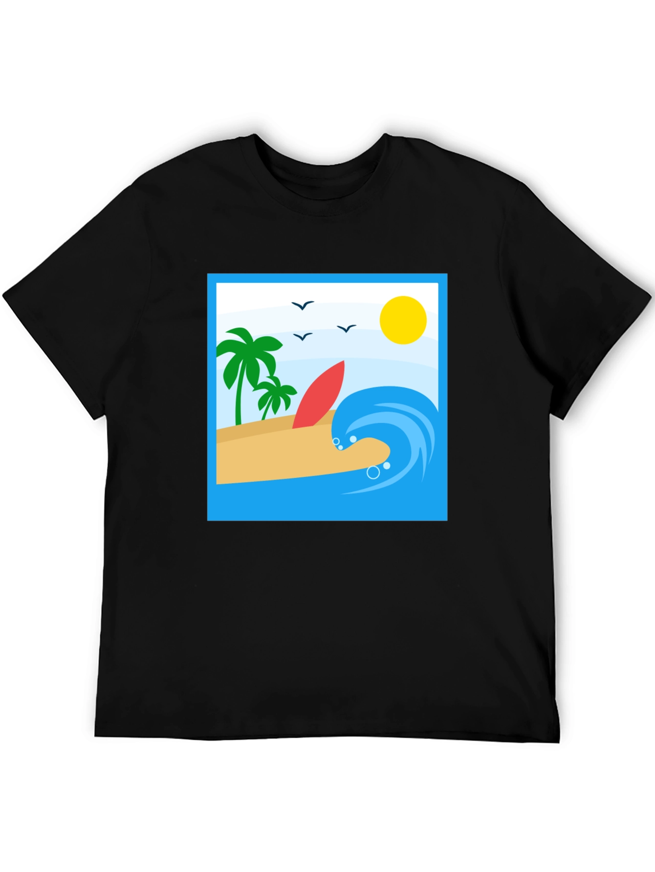 Beach Scene Graphic Tee