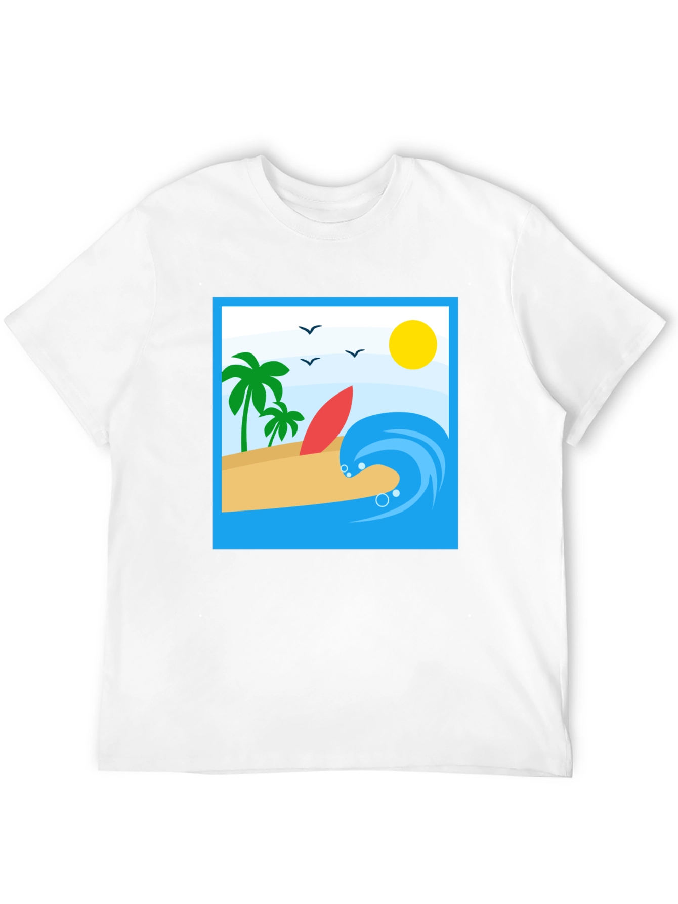 Beach Scene Graphic Tee