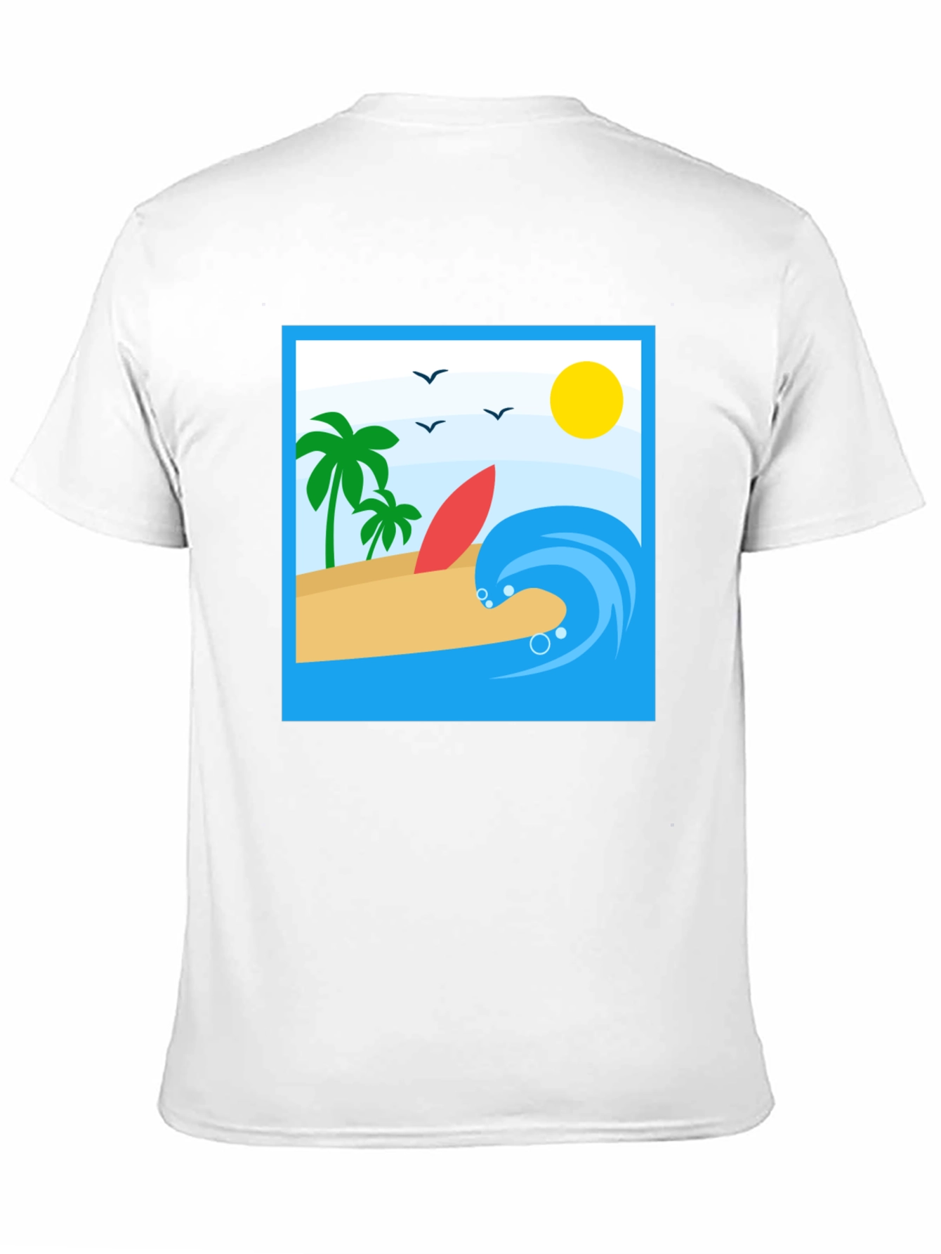 Beach Scene Graphic Tee
