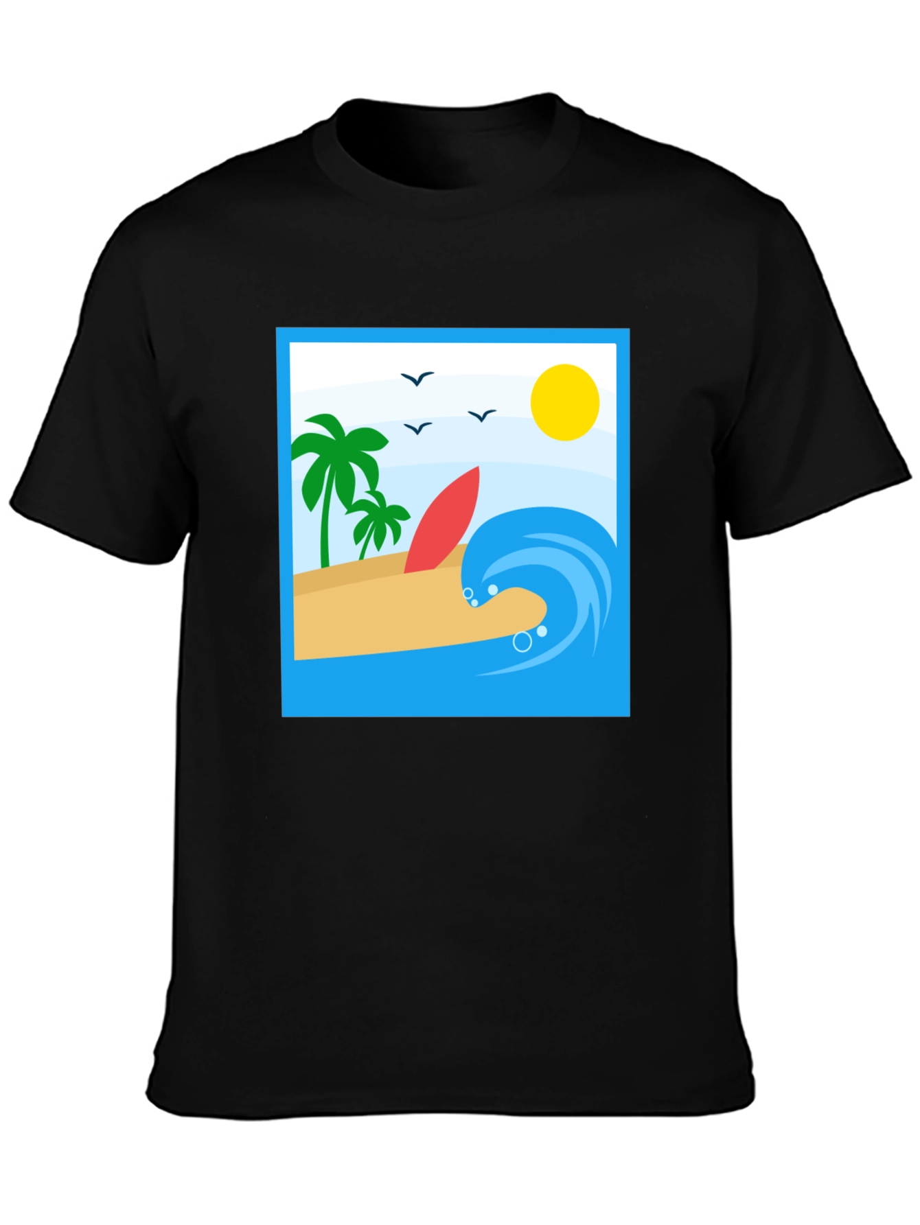 Beach Scene Graphic Tee