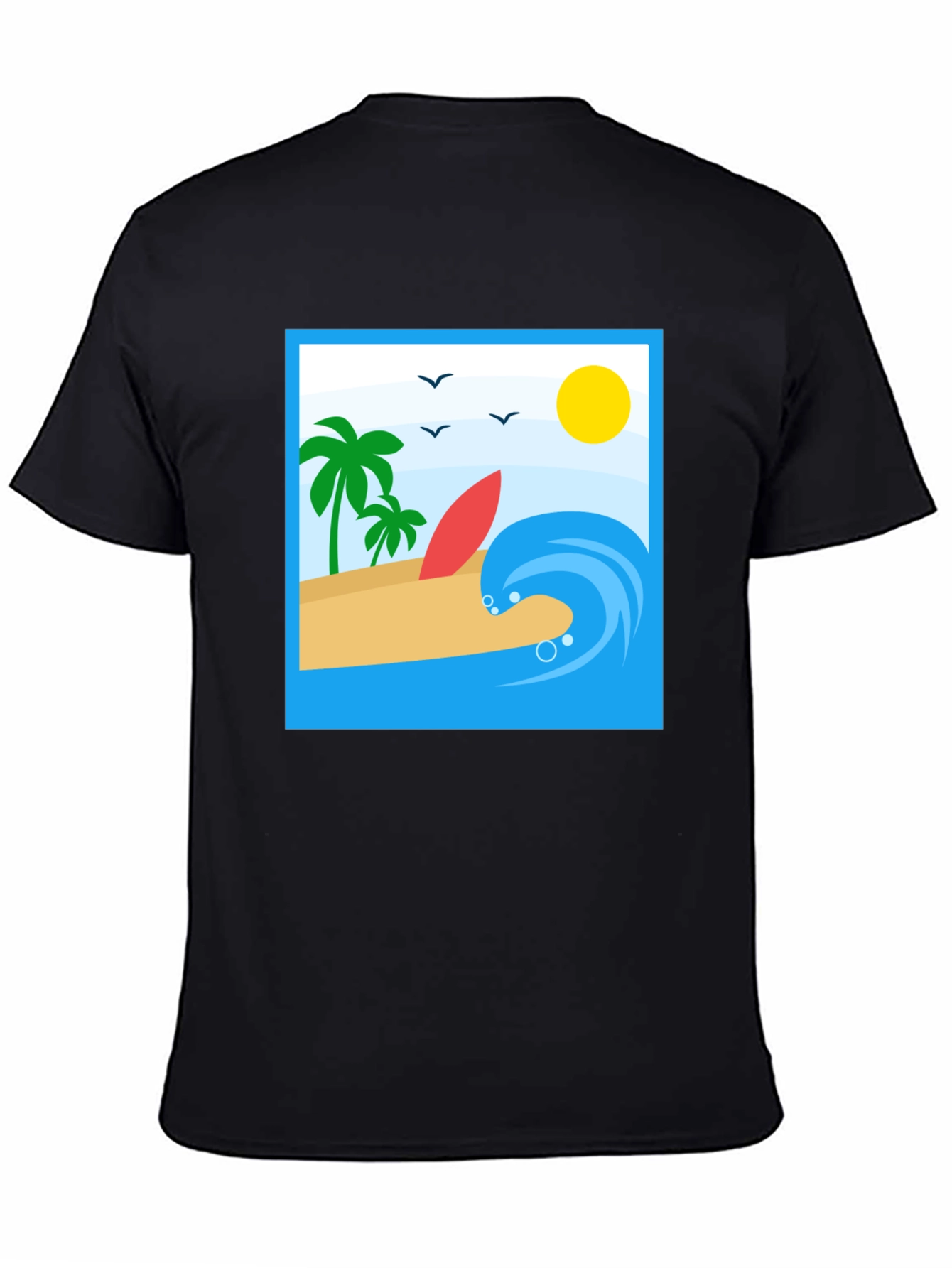 Beach Scene Graphic Tee