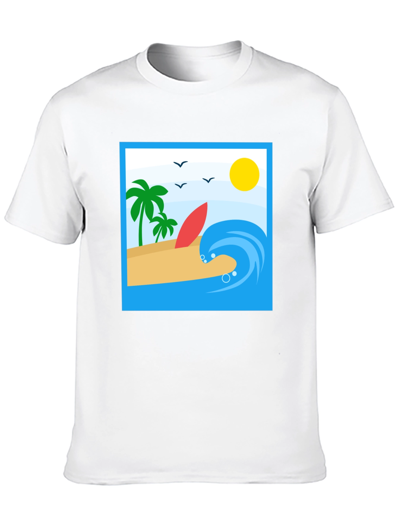 Beach Scene Graphic Tee