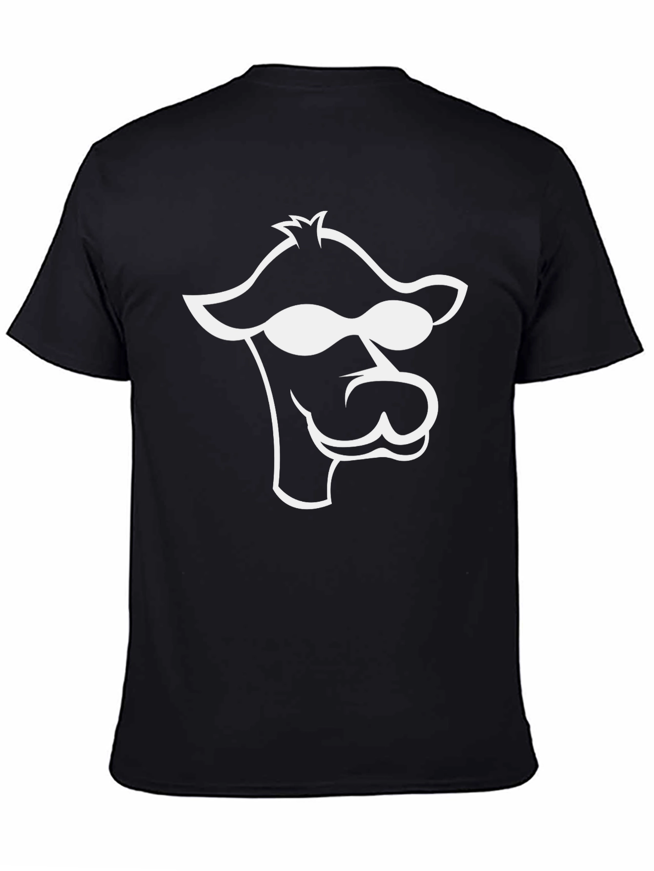 Cool Camel Graphic Tee - Black Cotton T-Shirt