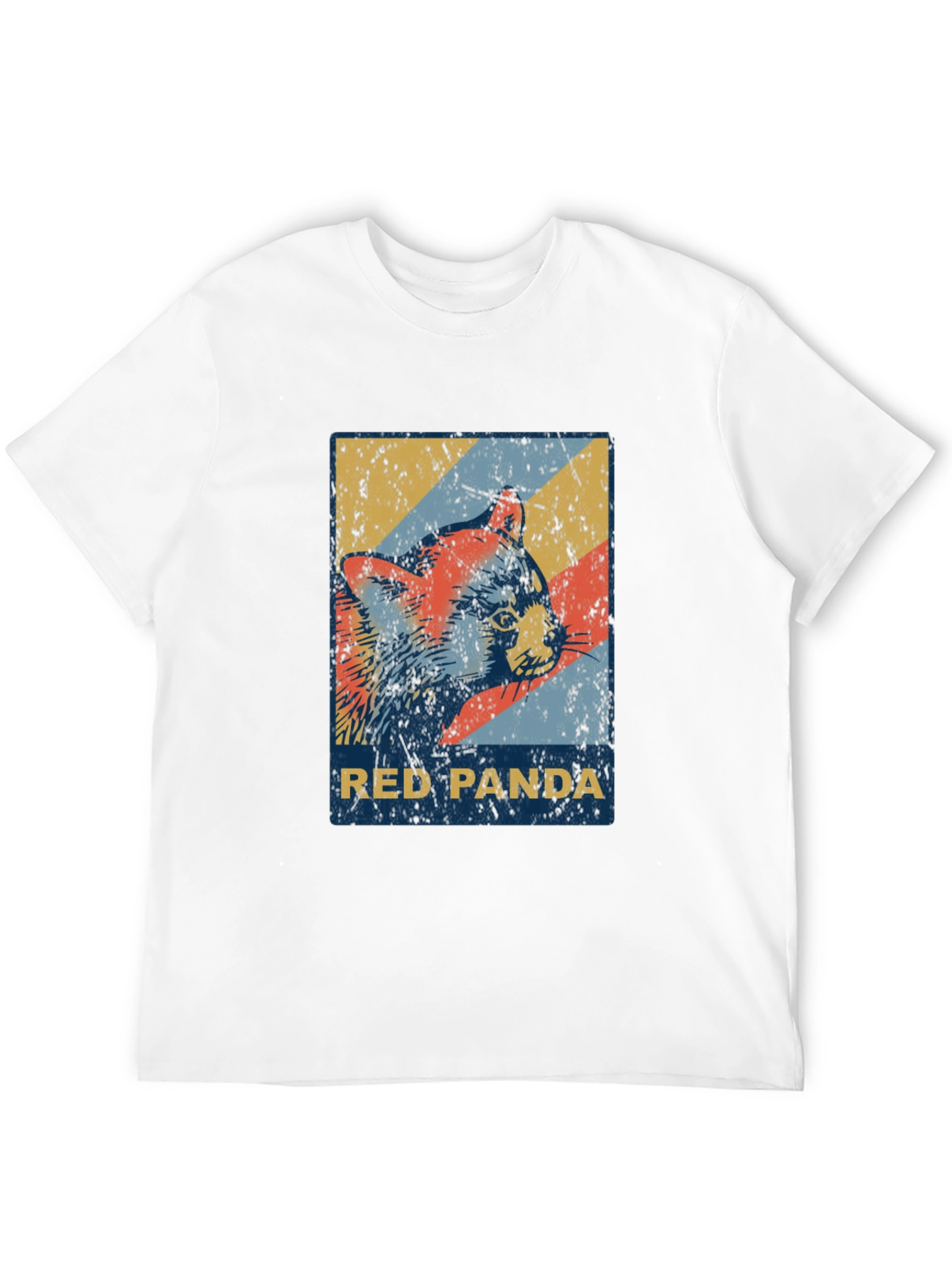 Retro Red Panda Graphic Tee - Unisex