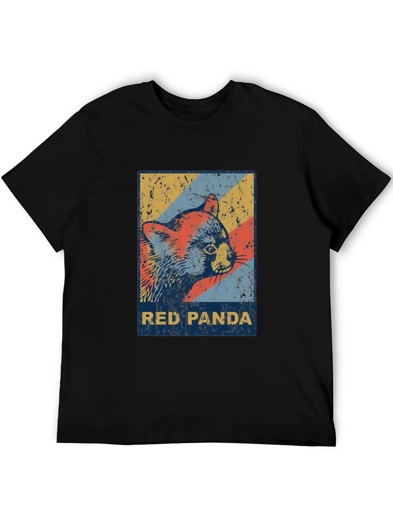 Retro Red Panda Graphic Tee - Unisex