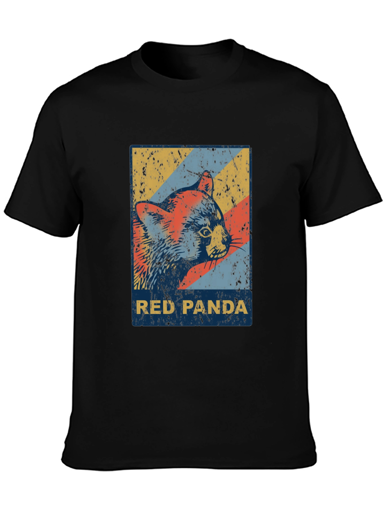 Retro Red Panda Graphic Tee - Unisex