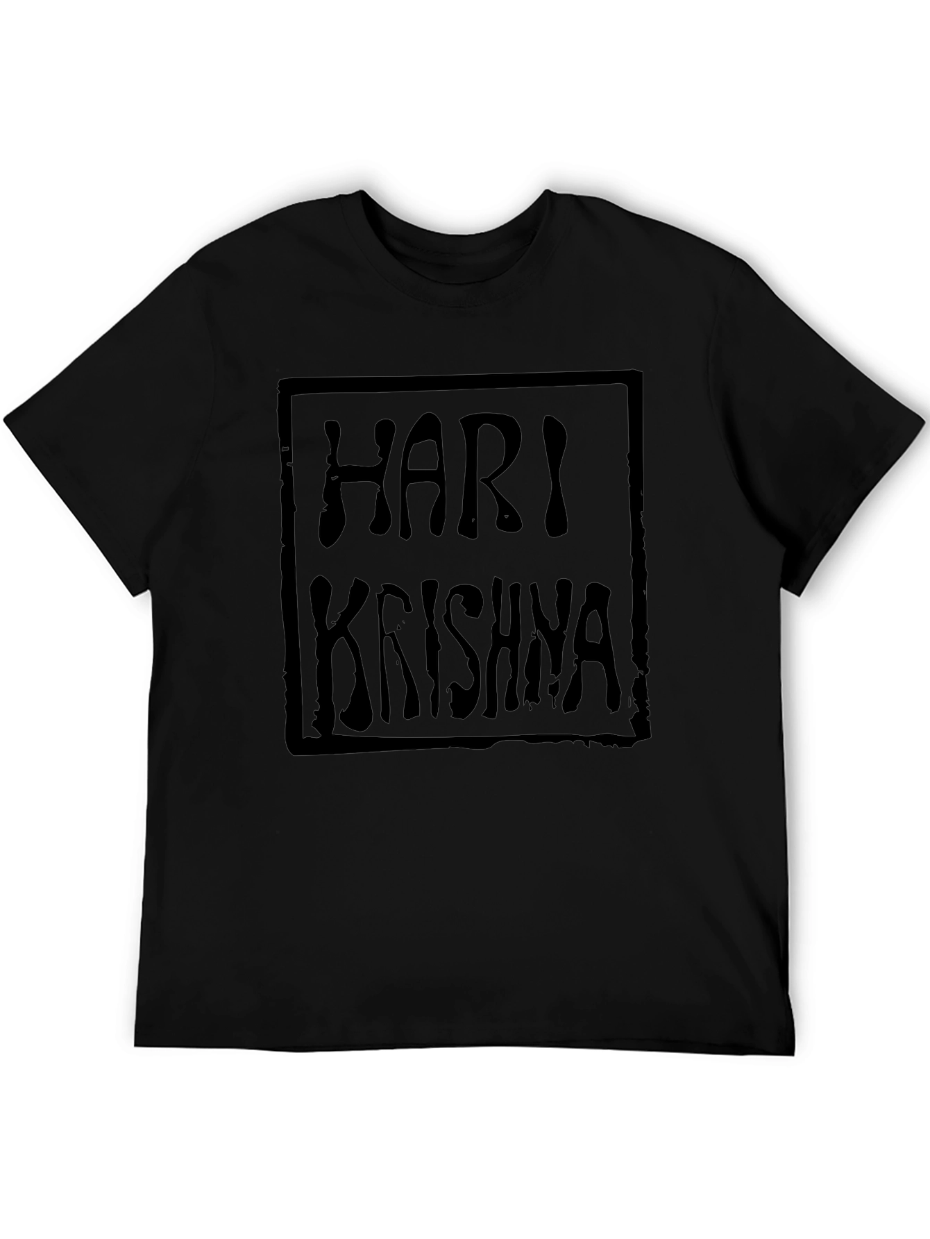 Hari Krishna Graphic Tee - Soft Cotton Blend Shirt