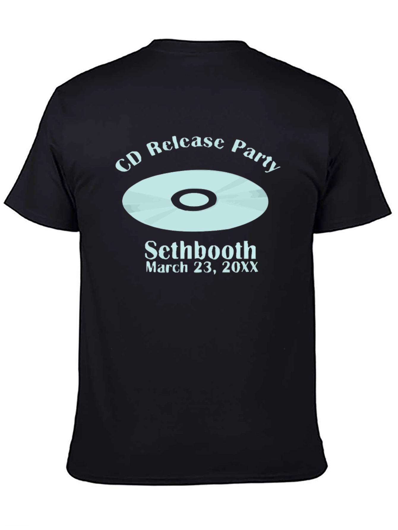 Sethbooth CD Release Party Black T-Shirt