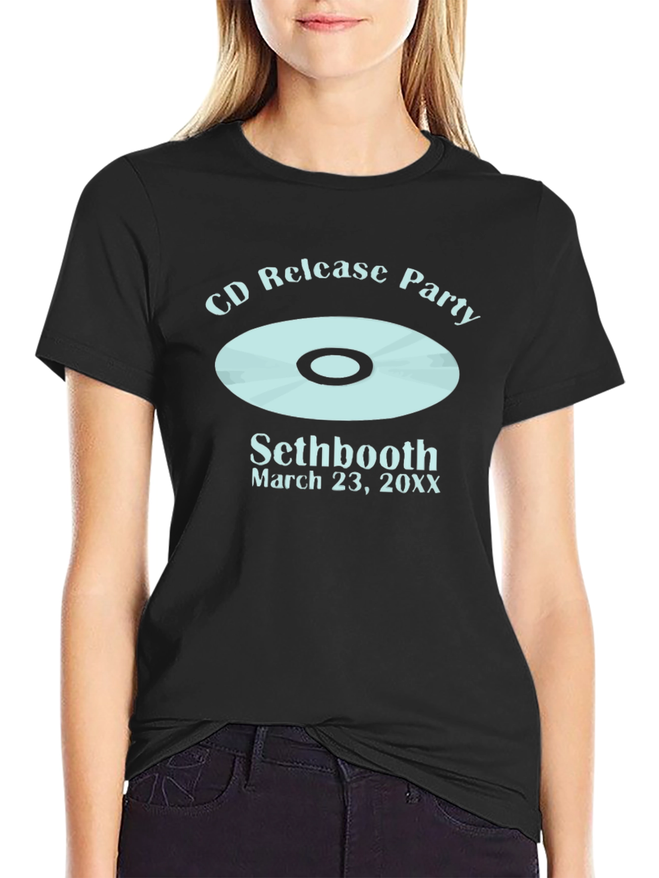 Sethbooth CD Release Party Black T-Shirt