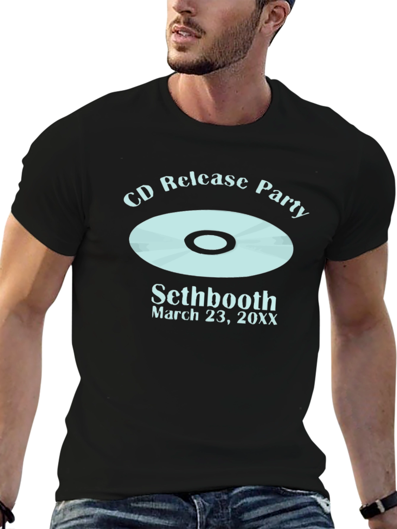 Sethbooth CD Release Party Black T-Shirt