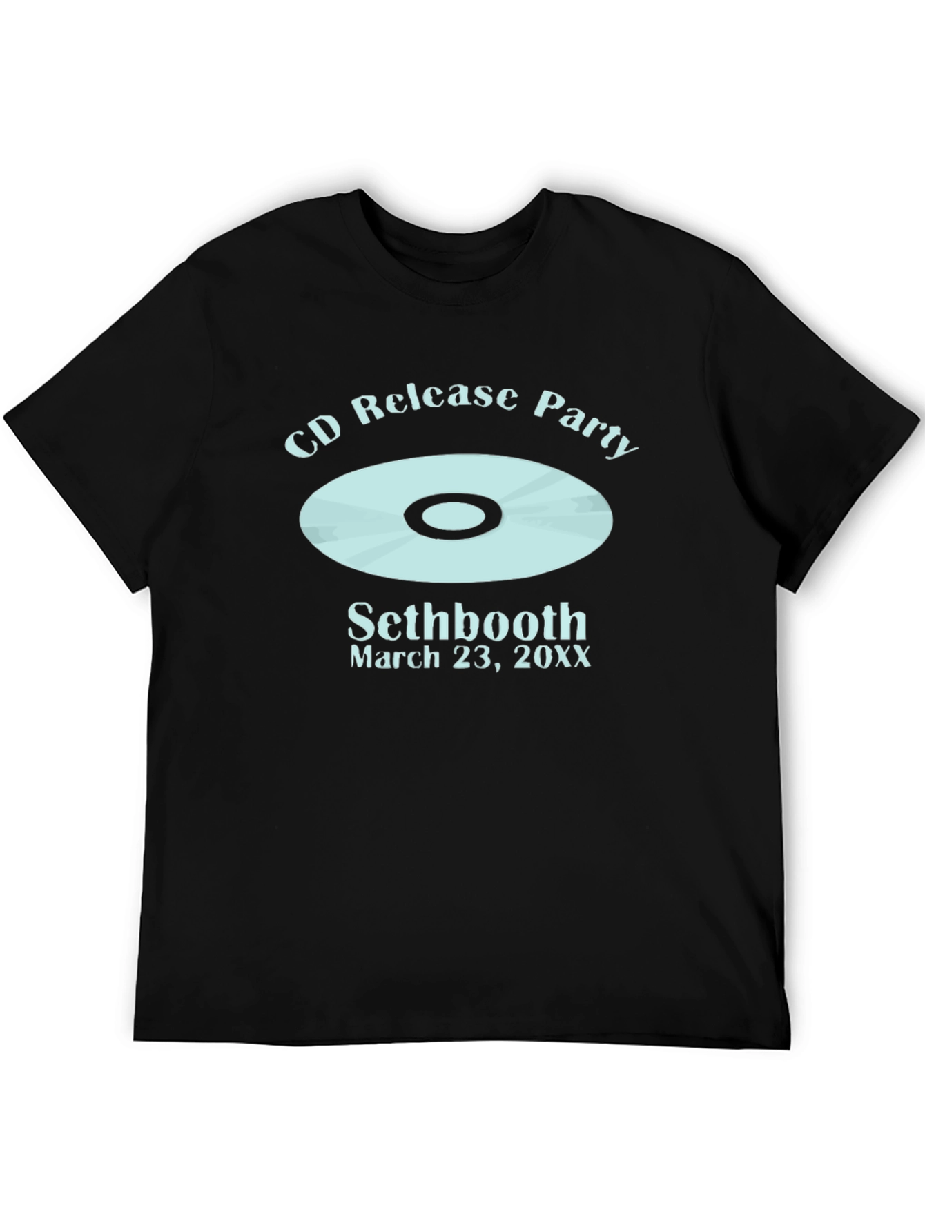 Sethbooth CD Release Party Black T-Shirt